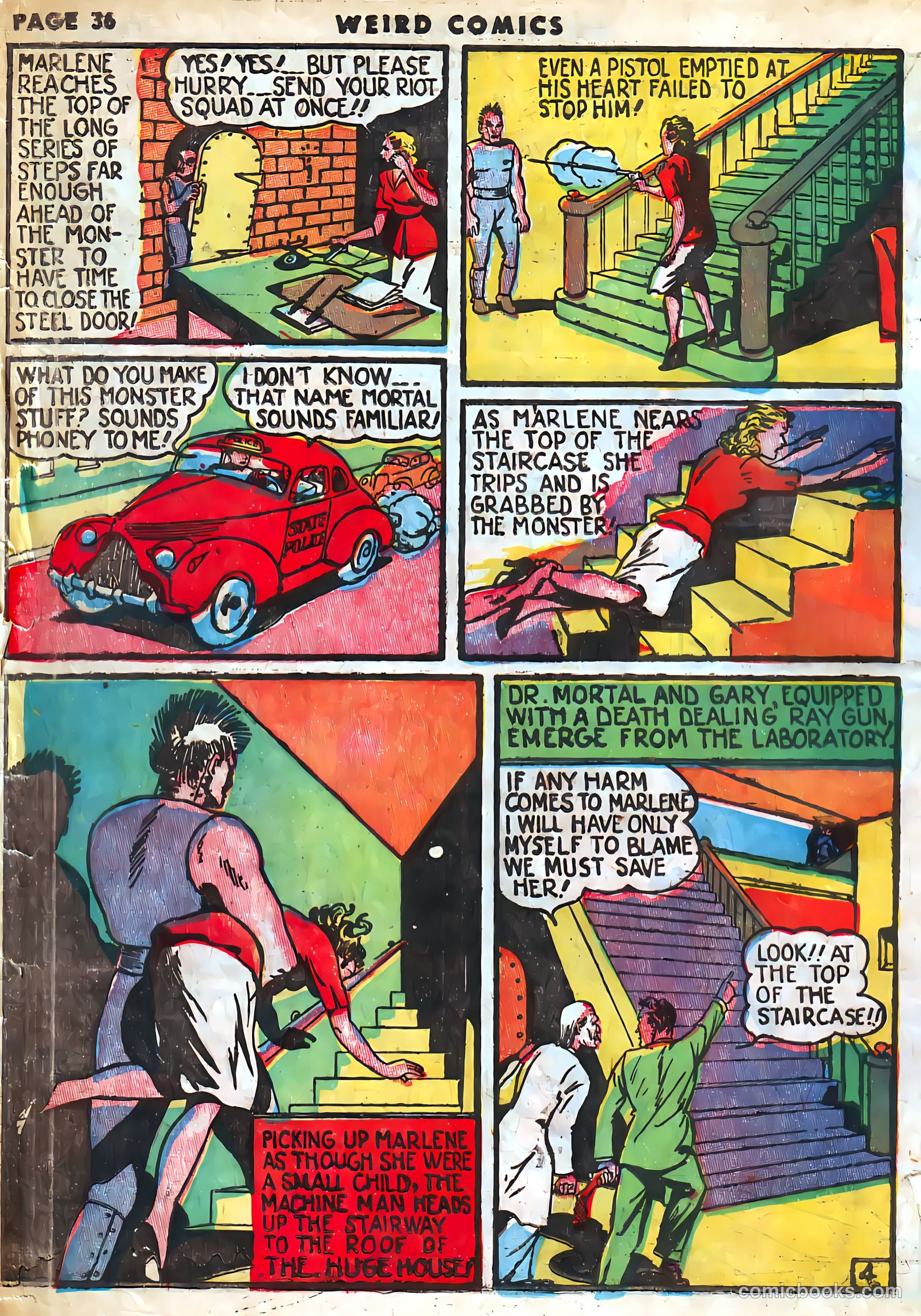 Weird Comics #3 (1940) — page 38 of 68