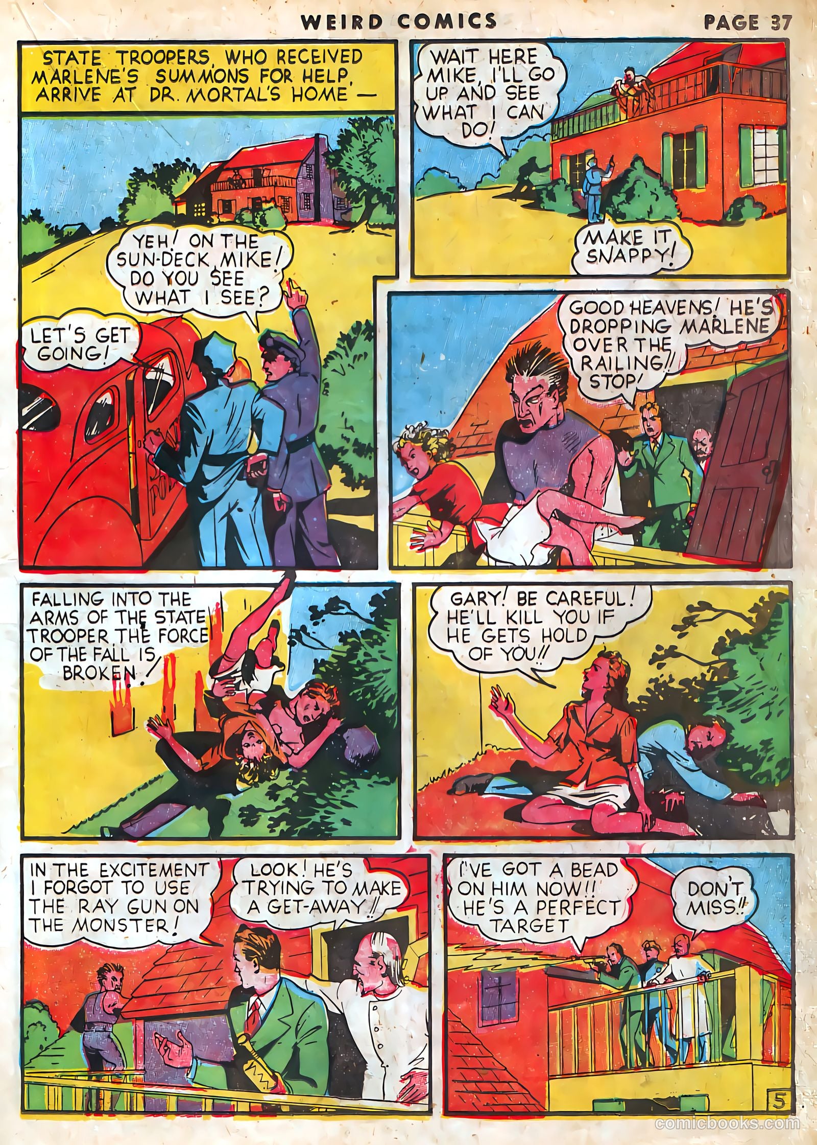 Weird Comics #3 (1940) — page 39 of 68
