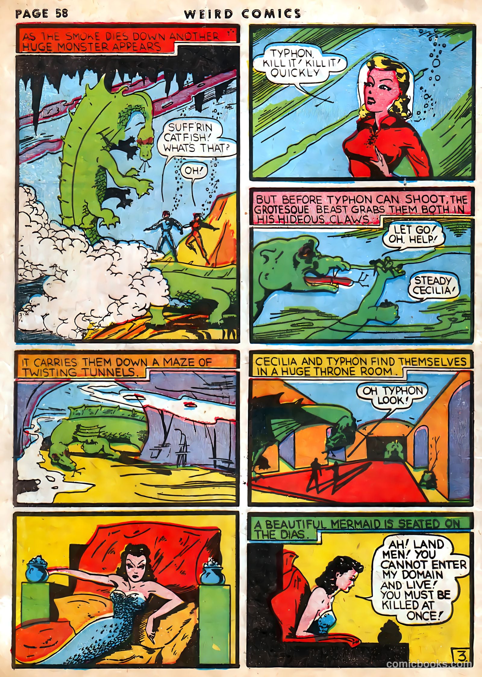 Weird Comics #3 (1940) — page 60 of 68