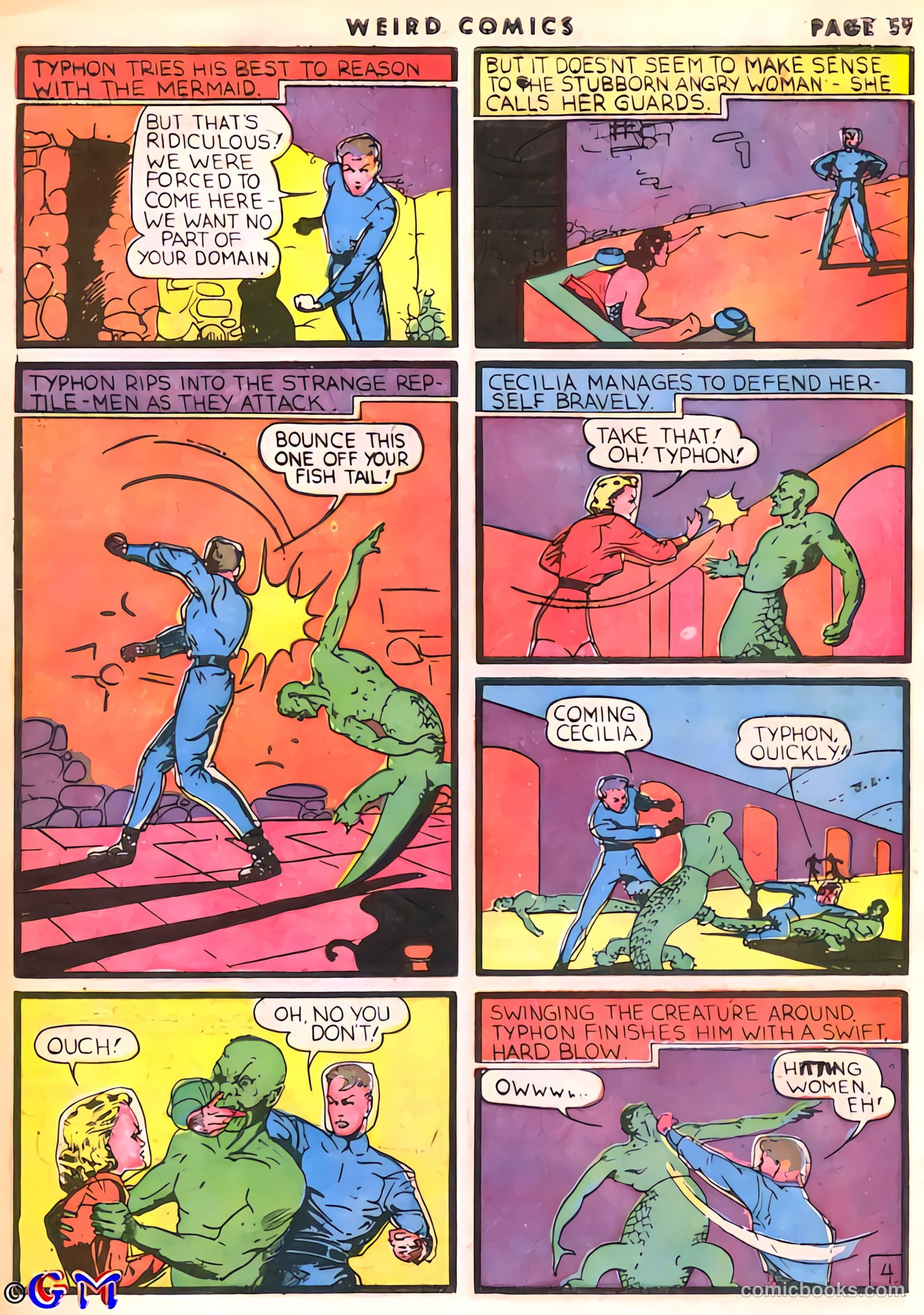 Weird Comics #3 (1940) — page 61 of 68