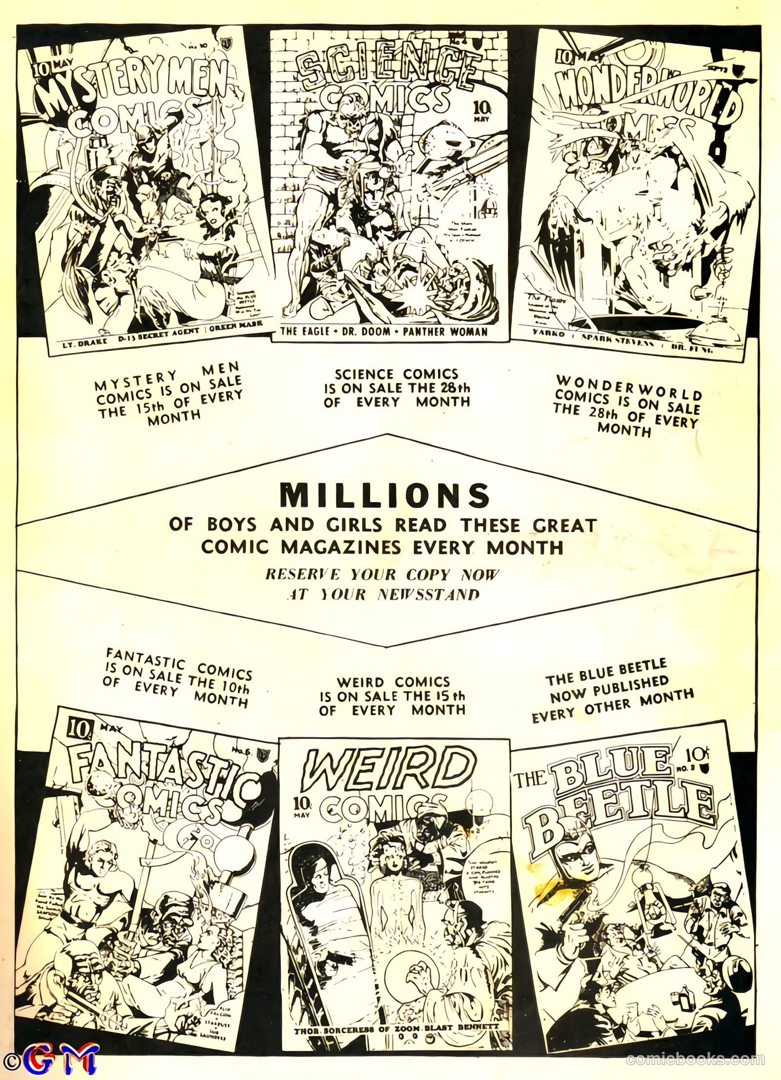 Weird Comics #3 (1940) — page 67 of 68