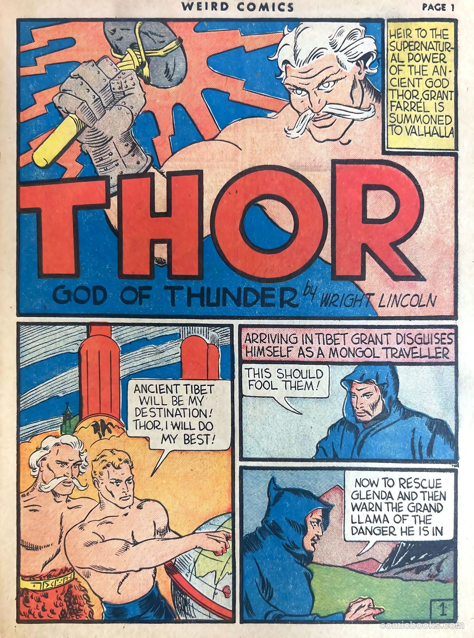 Weird Comics #4 (1940) — page 3 of 68