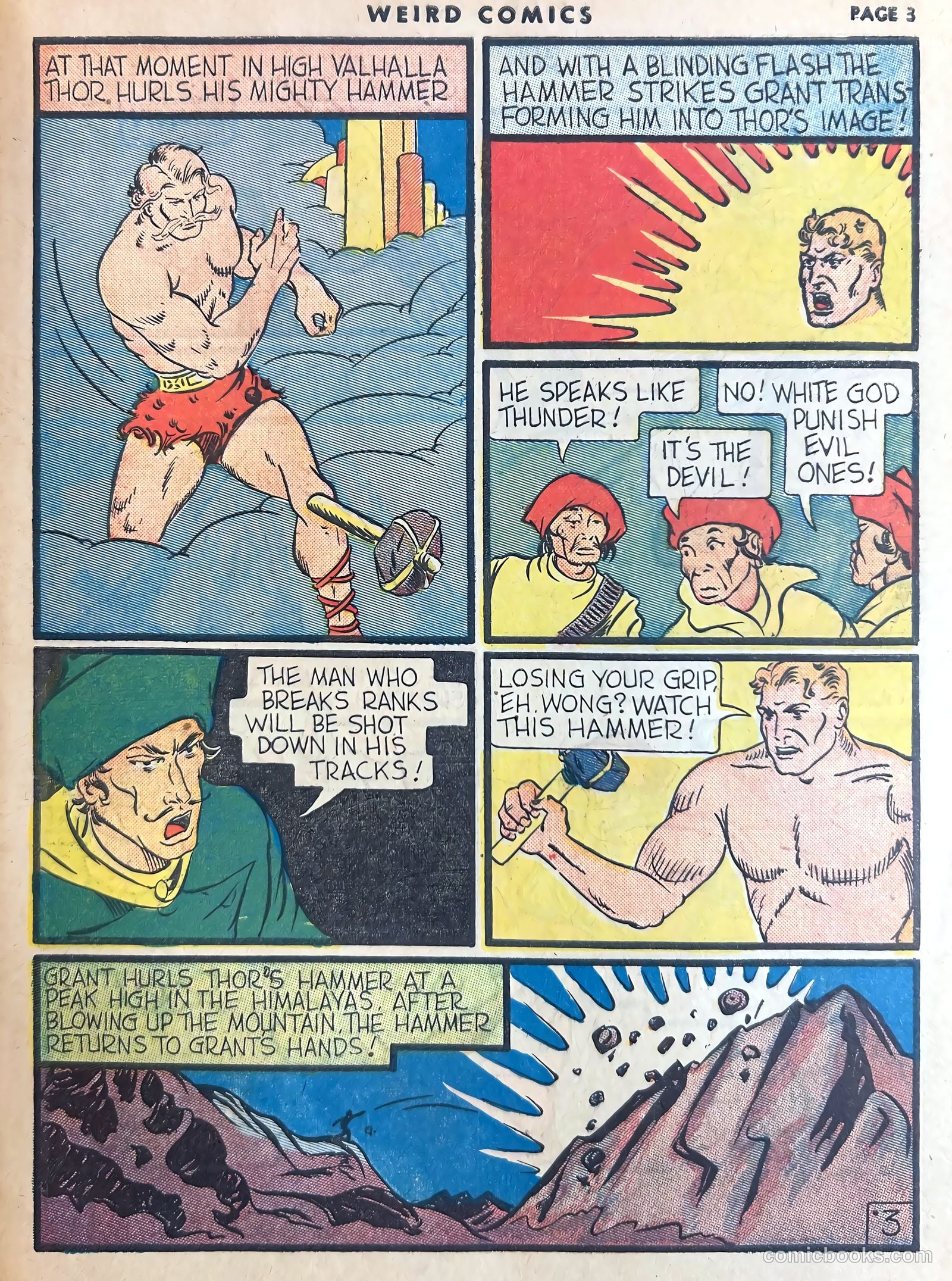 Weird Comics #4 (1940) — page 5 of 68