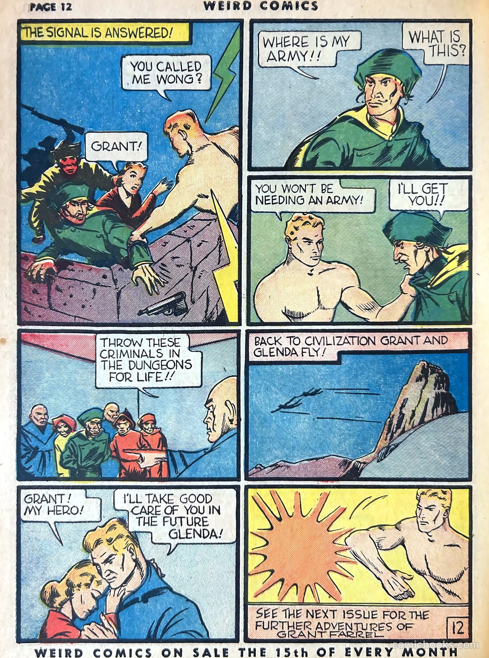 Weird Comics #4 (1940) — page 14 of 68