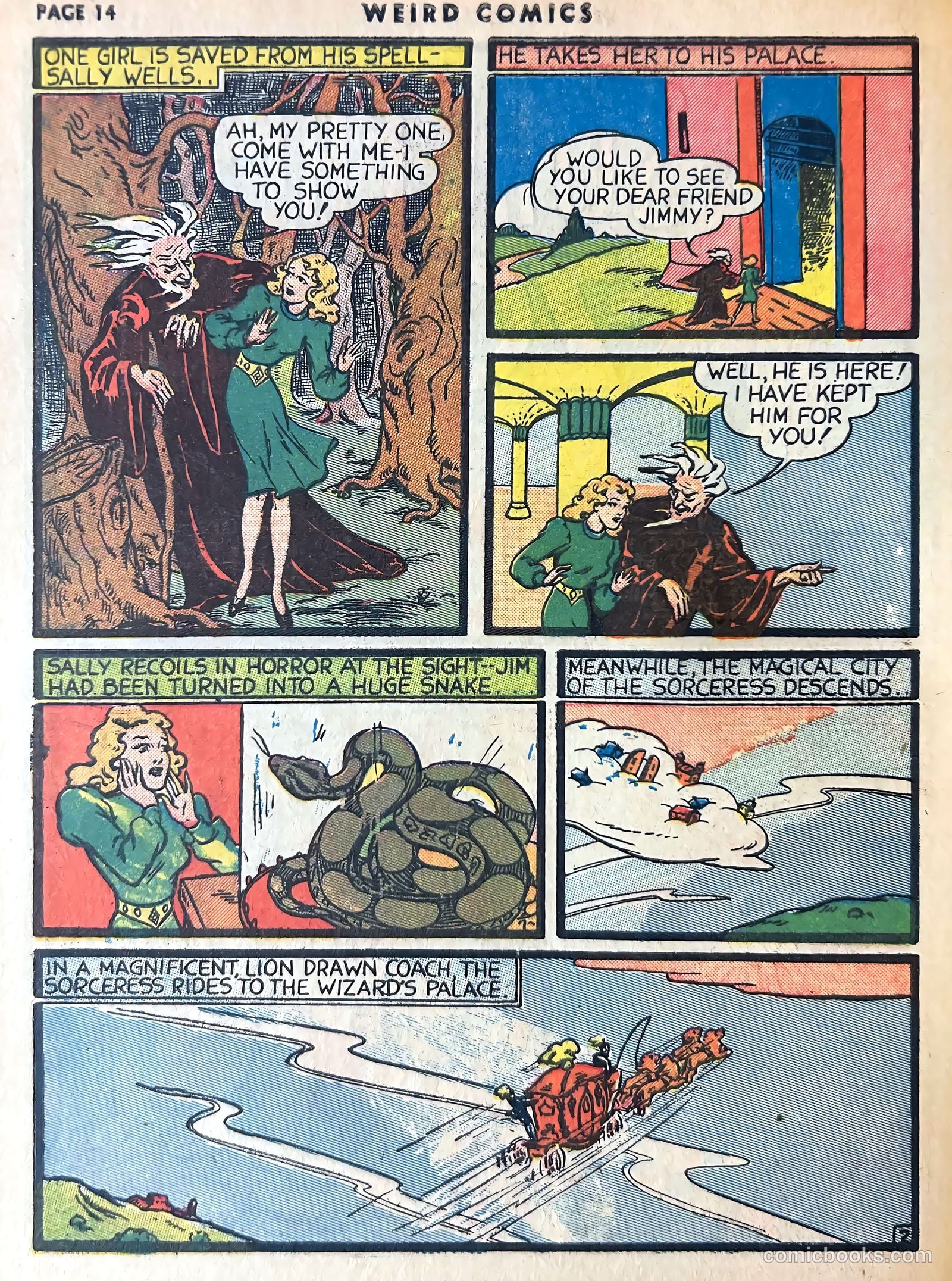 Weird Comics #4 (1940) — page 16 of 68