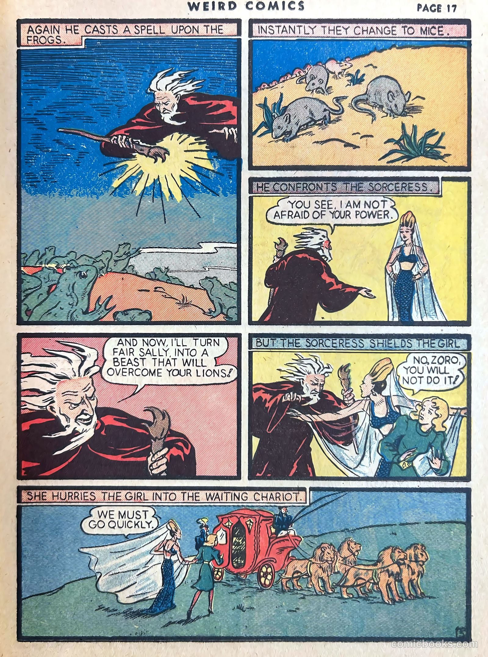 Weird Comics #4 (1940) — page 19 of 68