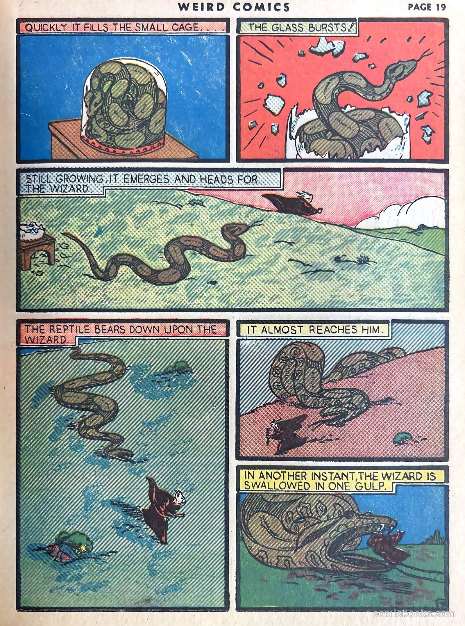 Weird Comics #4 (1940) — page 21 of 68