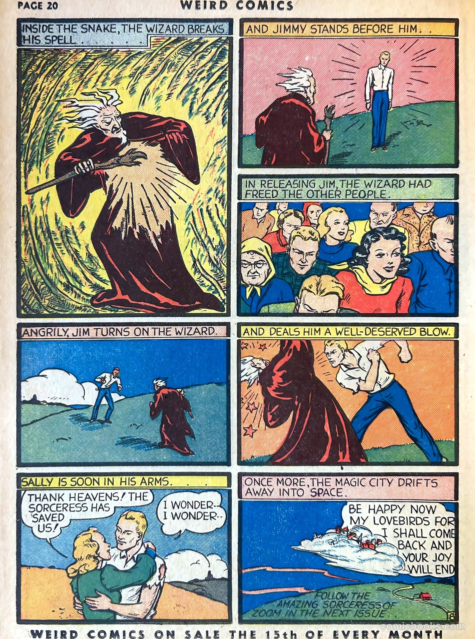 Weird Comics #4 (1940) — page 22 of 68