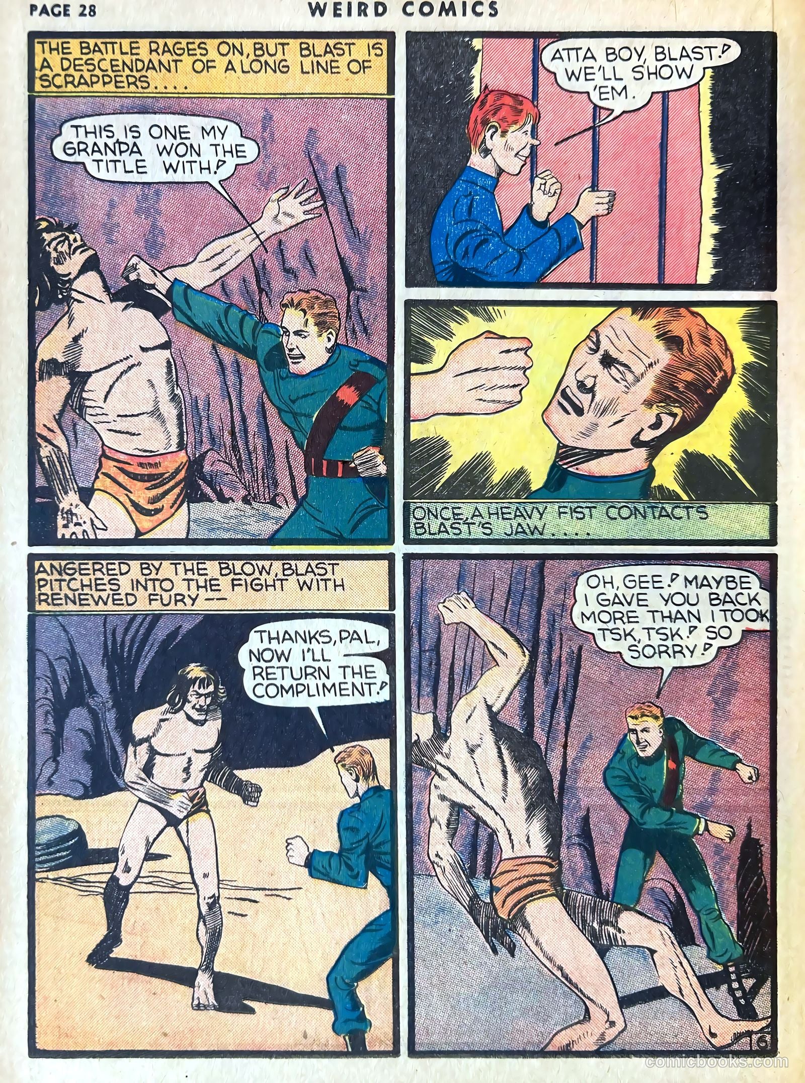 Weird Comics #4 (1940) — page 30 of 68