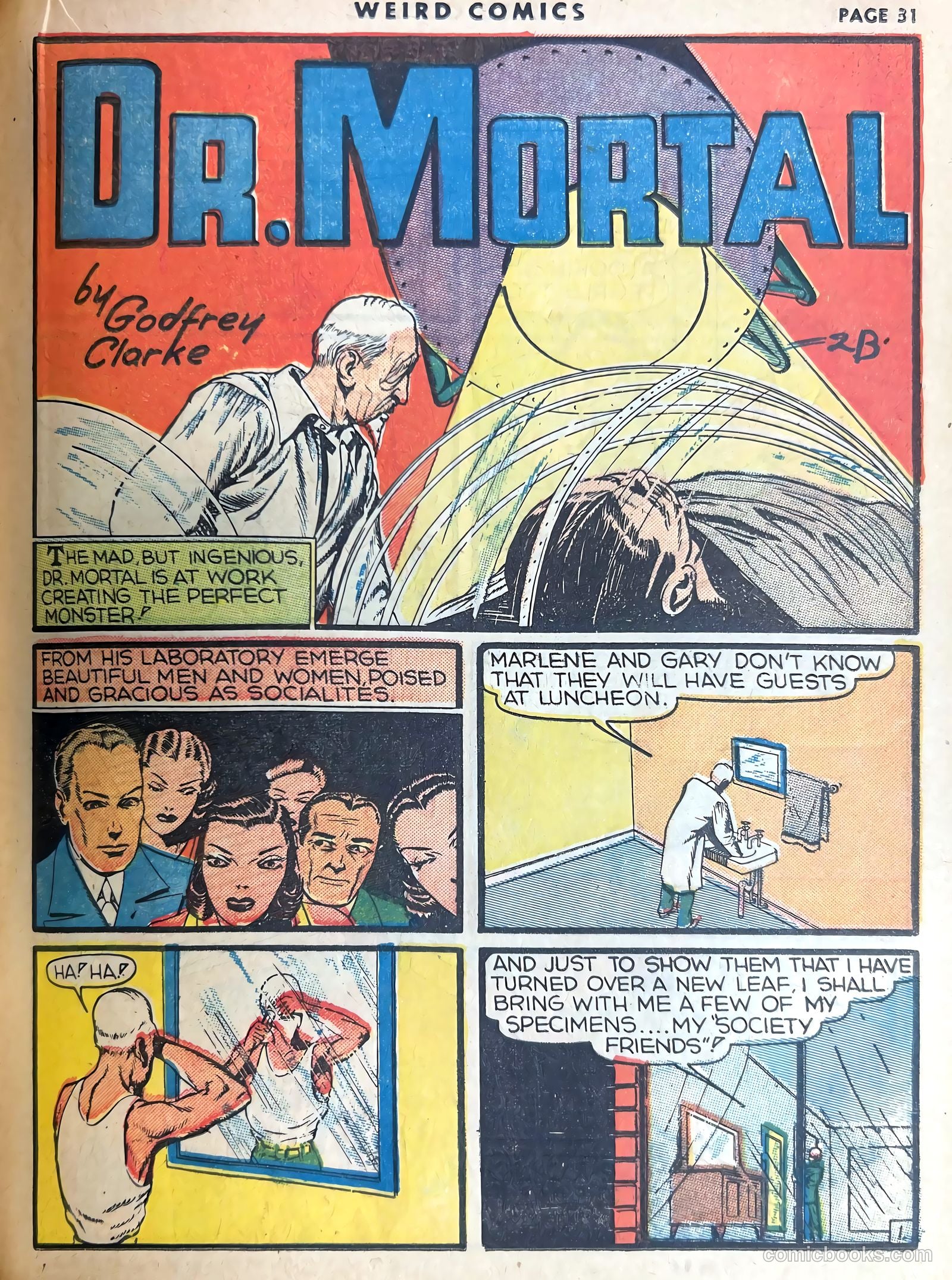 Weird Comics #4 (1940) — page 33 of 68