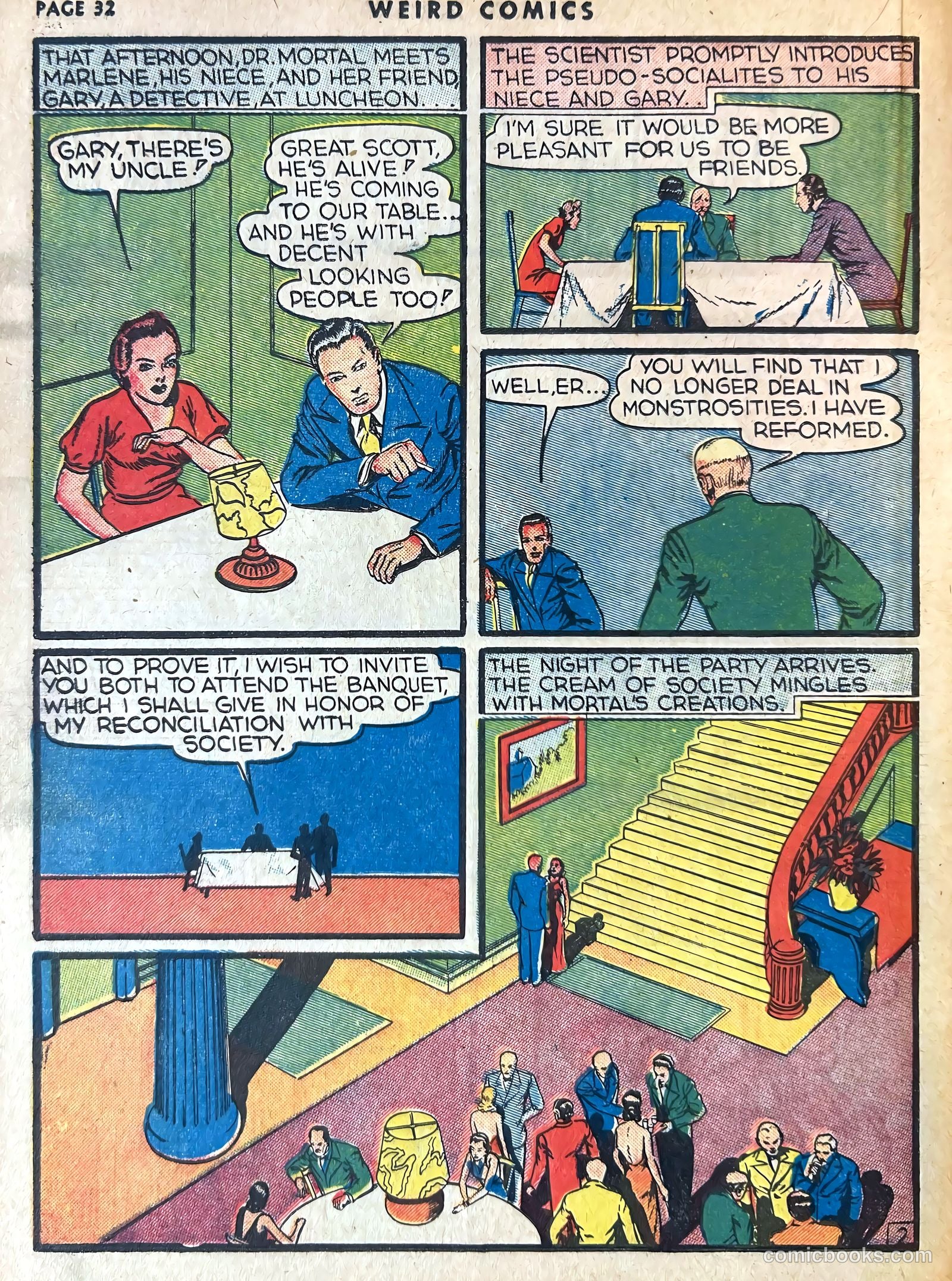 Weird Comics #4 (1940) — page 34 of 68