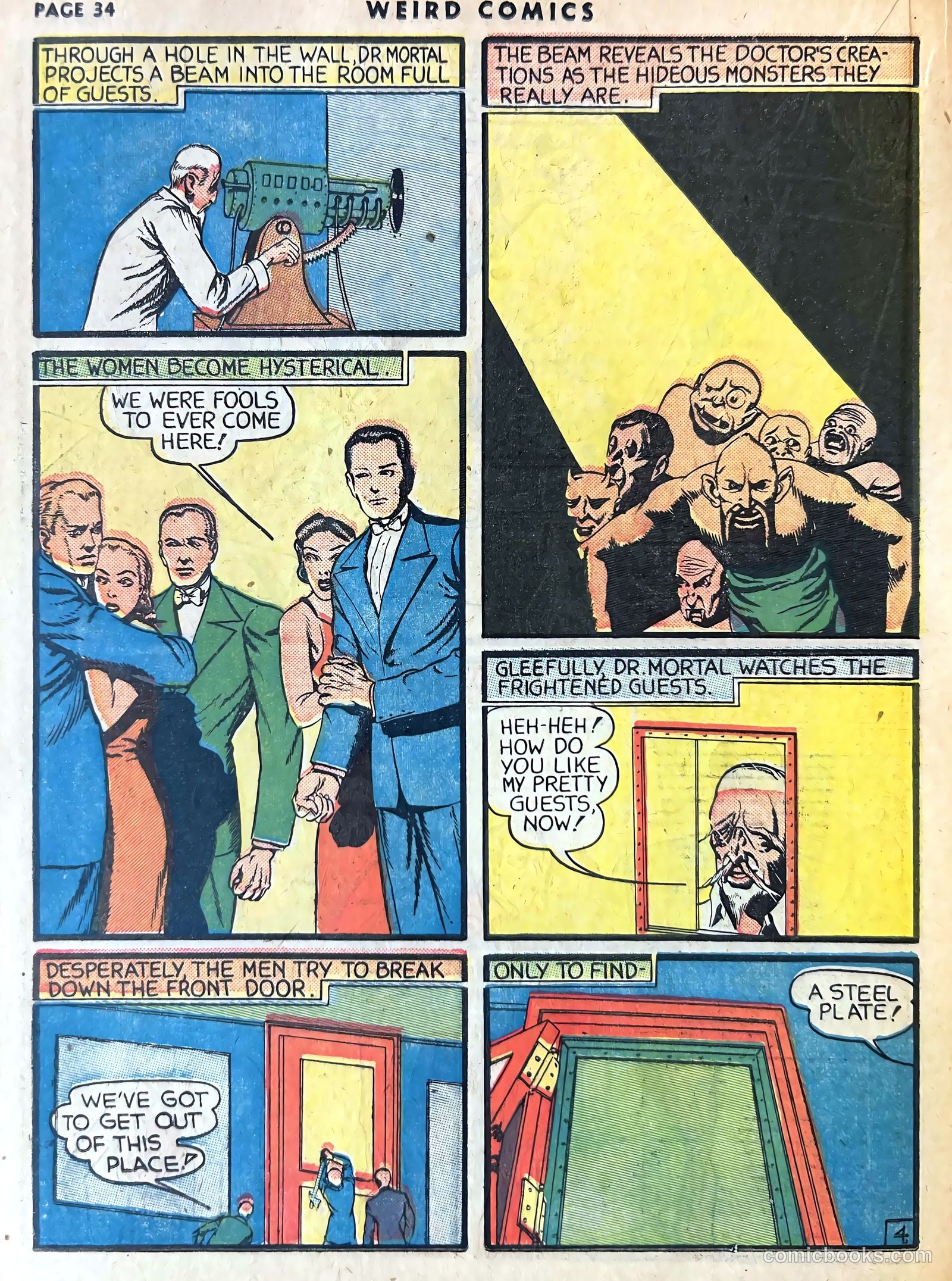 Weird Comics #4 (1940) — page 36 of 68