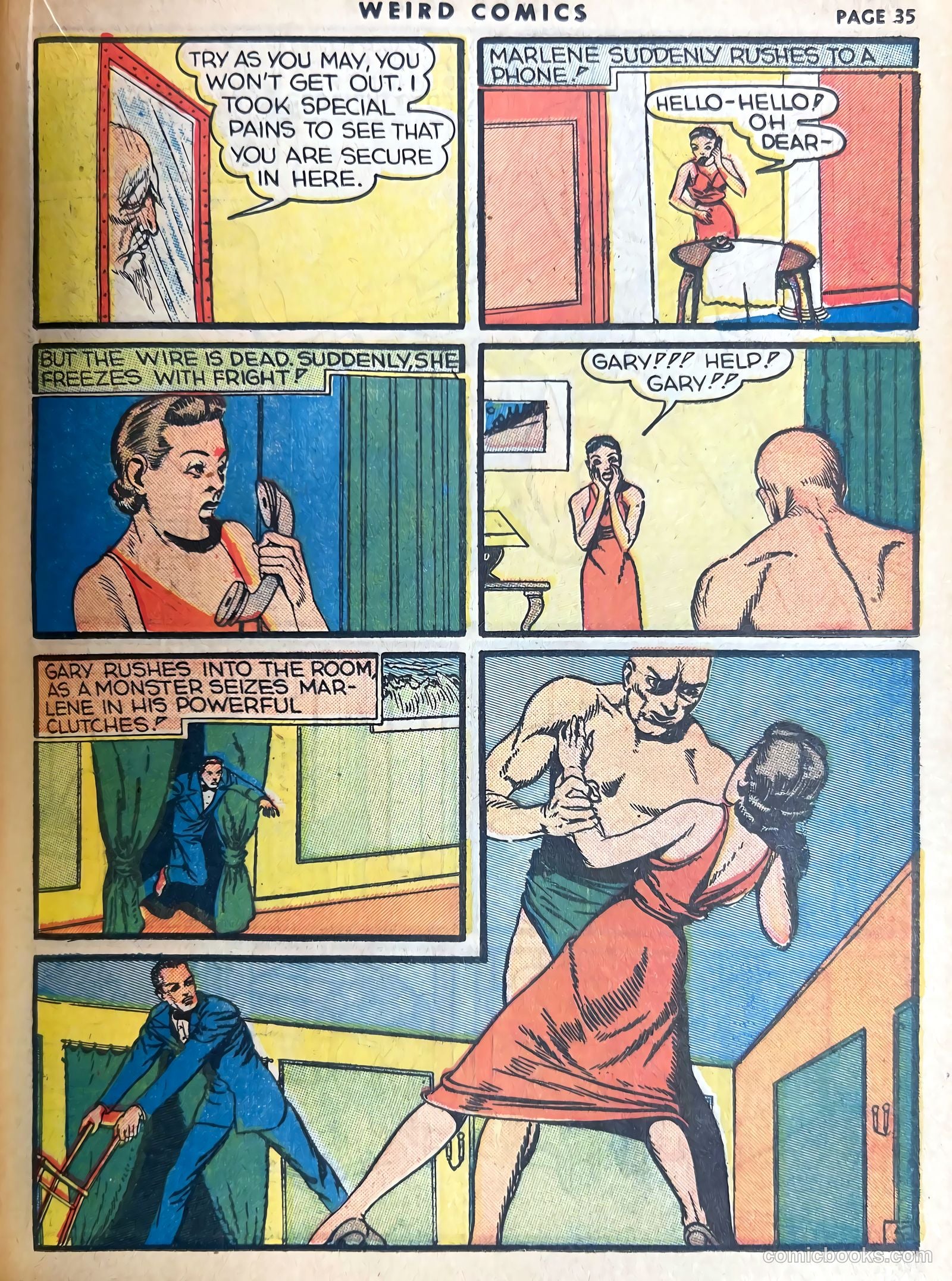 Weird Comics #4 (1940) — page 37 of 68
