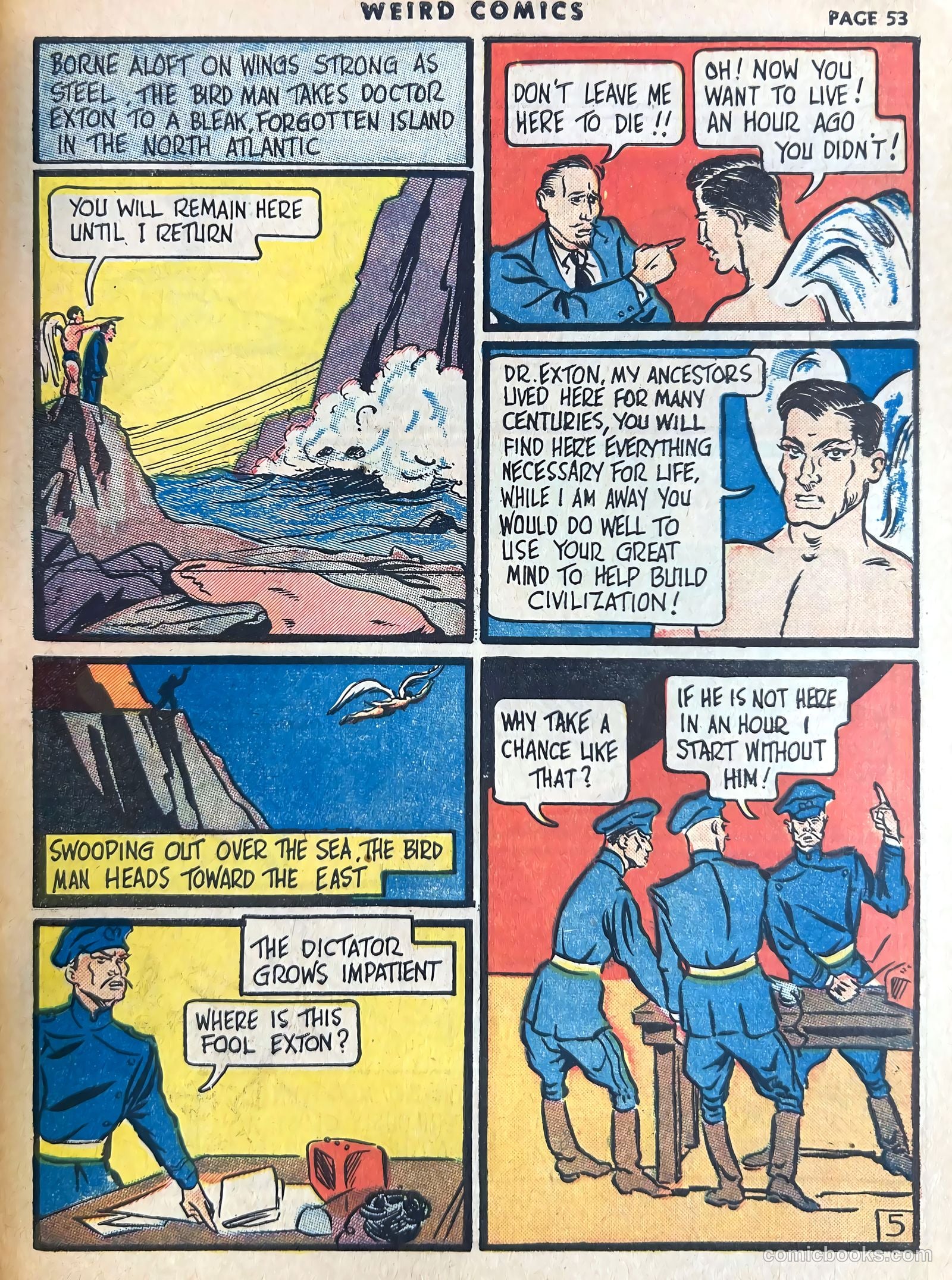 Weird Comics #4 (1940) — page 55 of 68