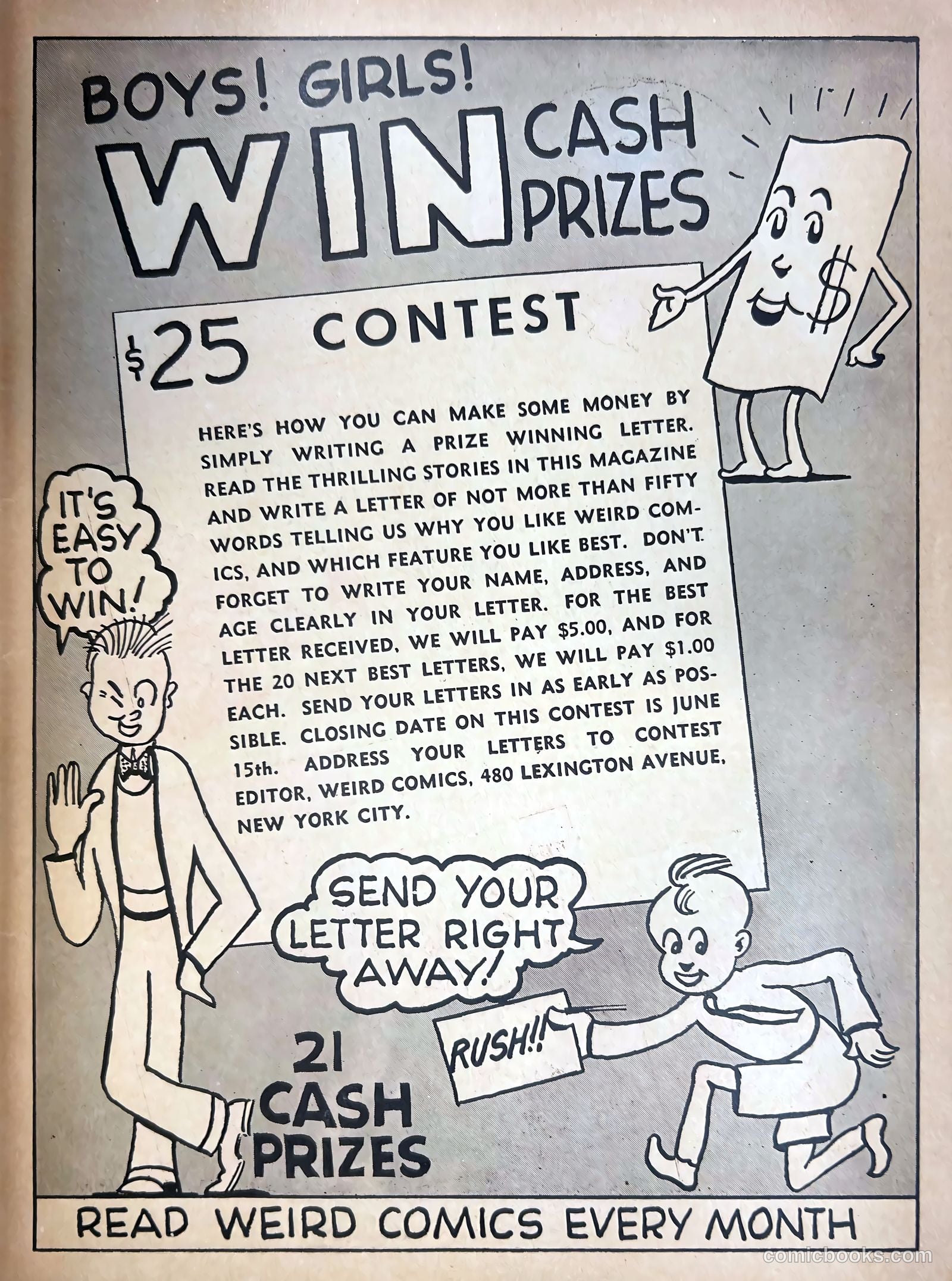 Weird Comics #4 (1940) — page 67 of 68