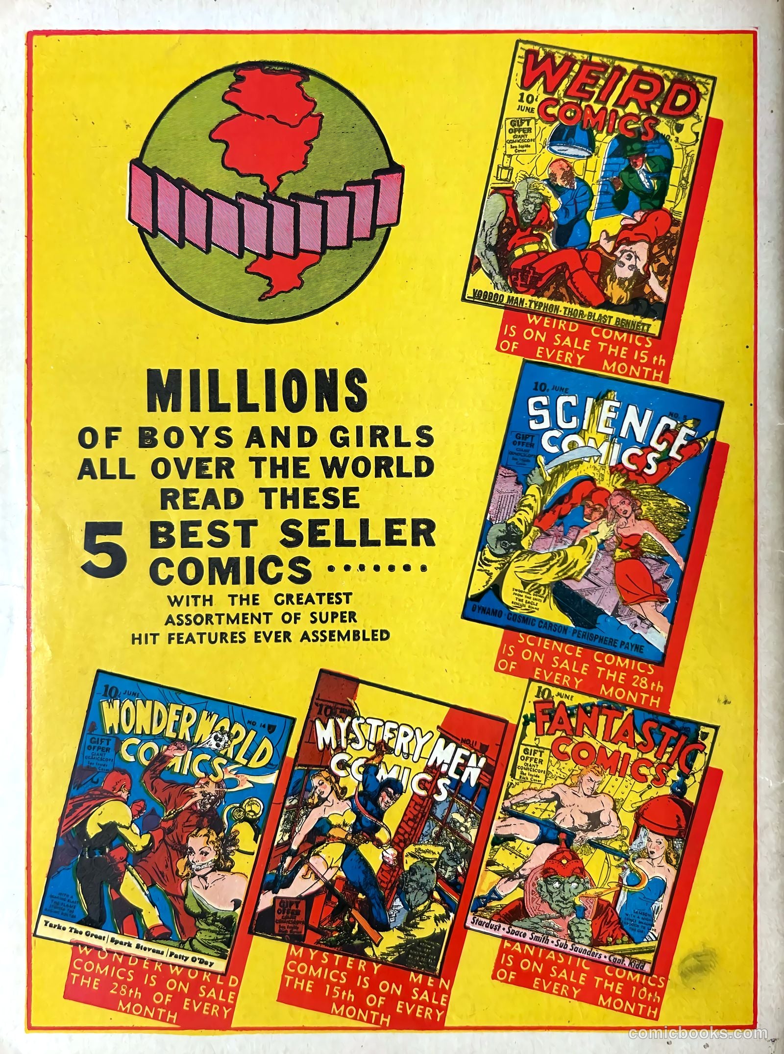 Weird Comics #4 (1940) — page 68 of 68