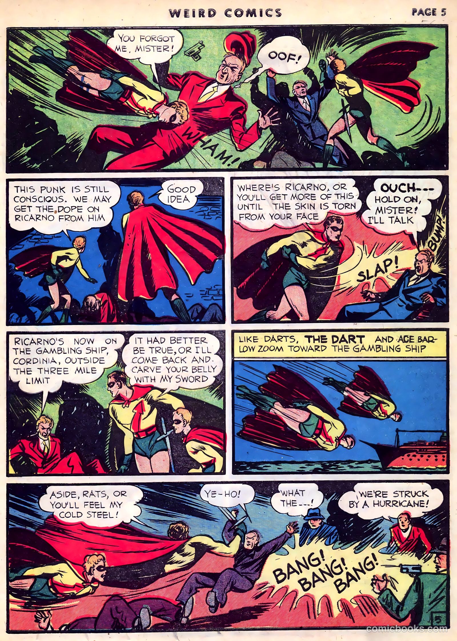 Weird Comics #5 (1940) — page 7 of 68