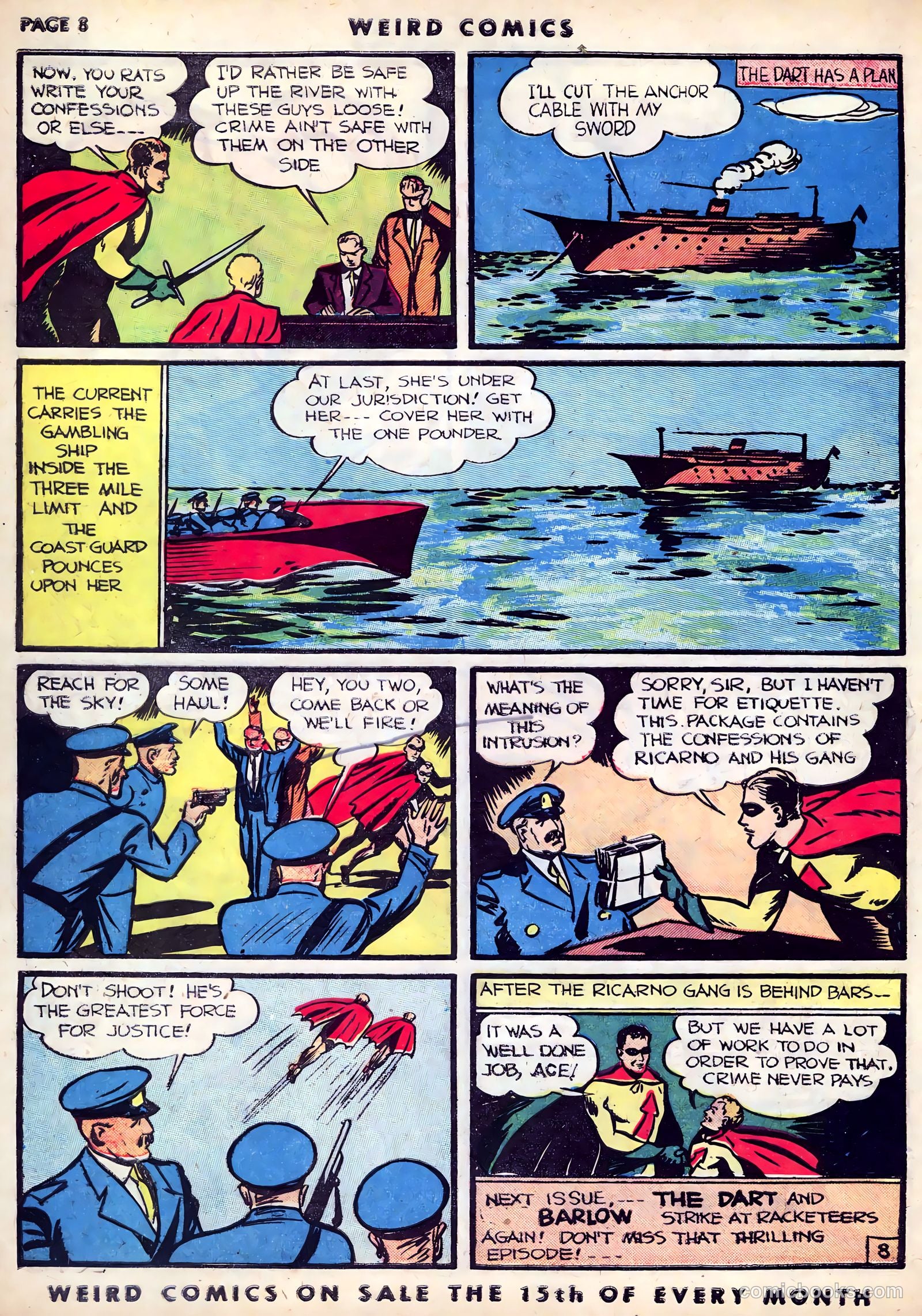 Weird Comics #5 (1940) — page 10 of 68