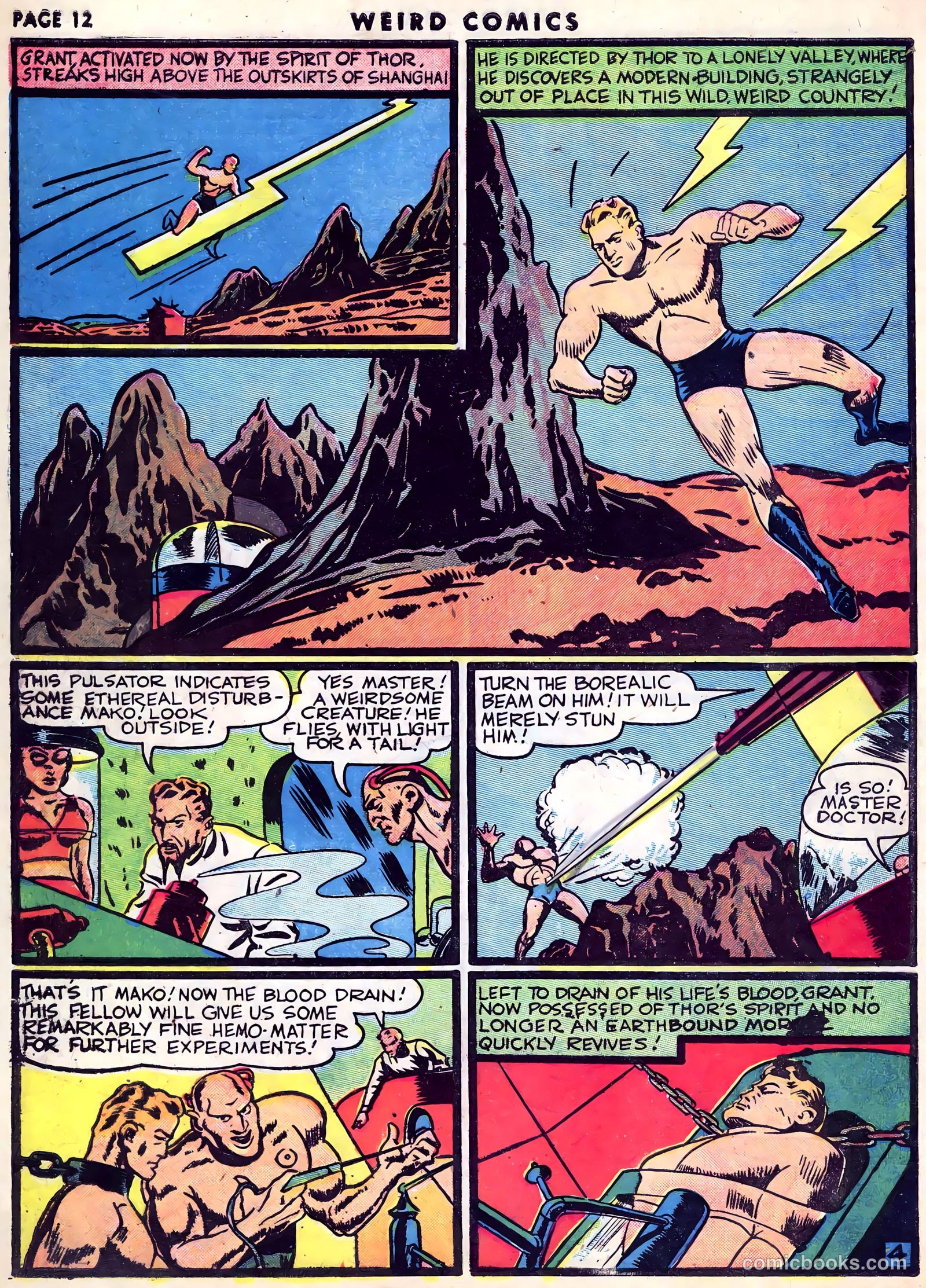 Weird Comics #5 (1940) — page 14 of 68