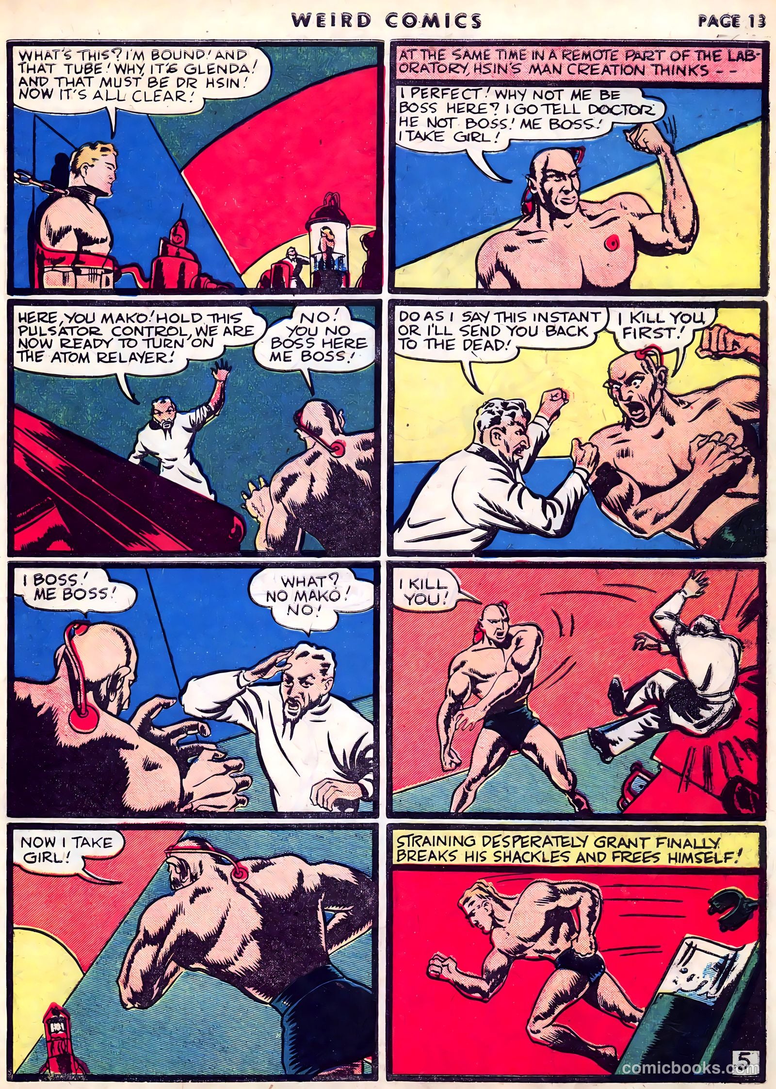 Weird Comics #5 (1940) — page 15 of 68