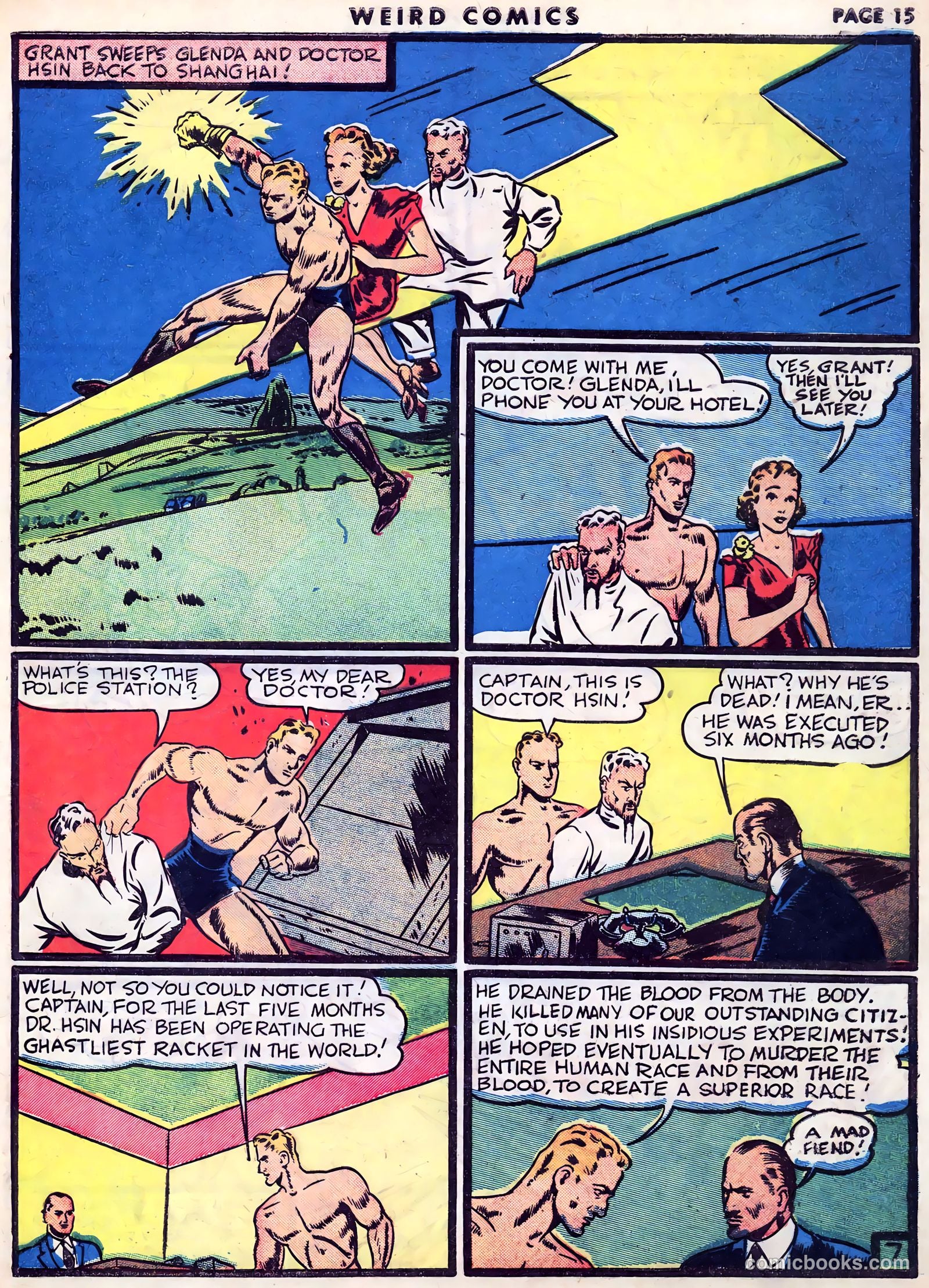Weird Comics #5 (1940) — page 17 of 68