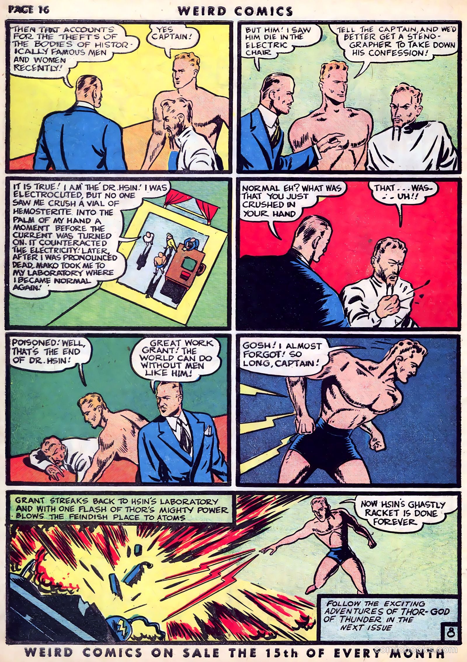 Weird Comics #5 (1940) — page 18 of 68