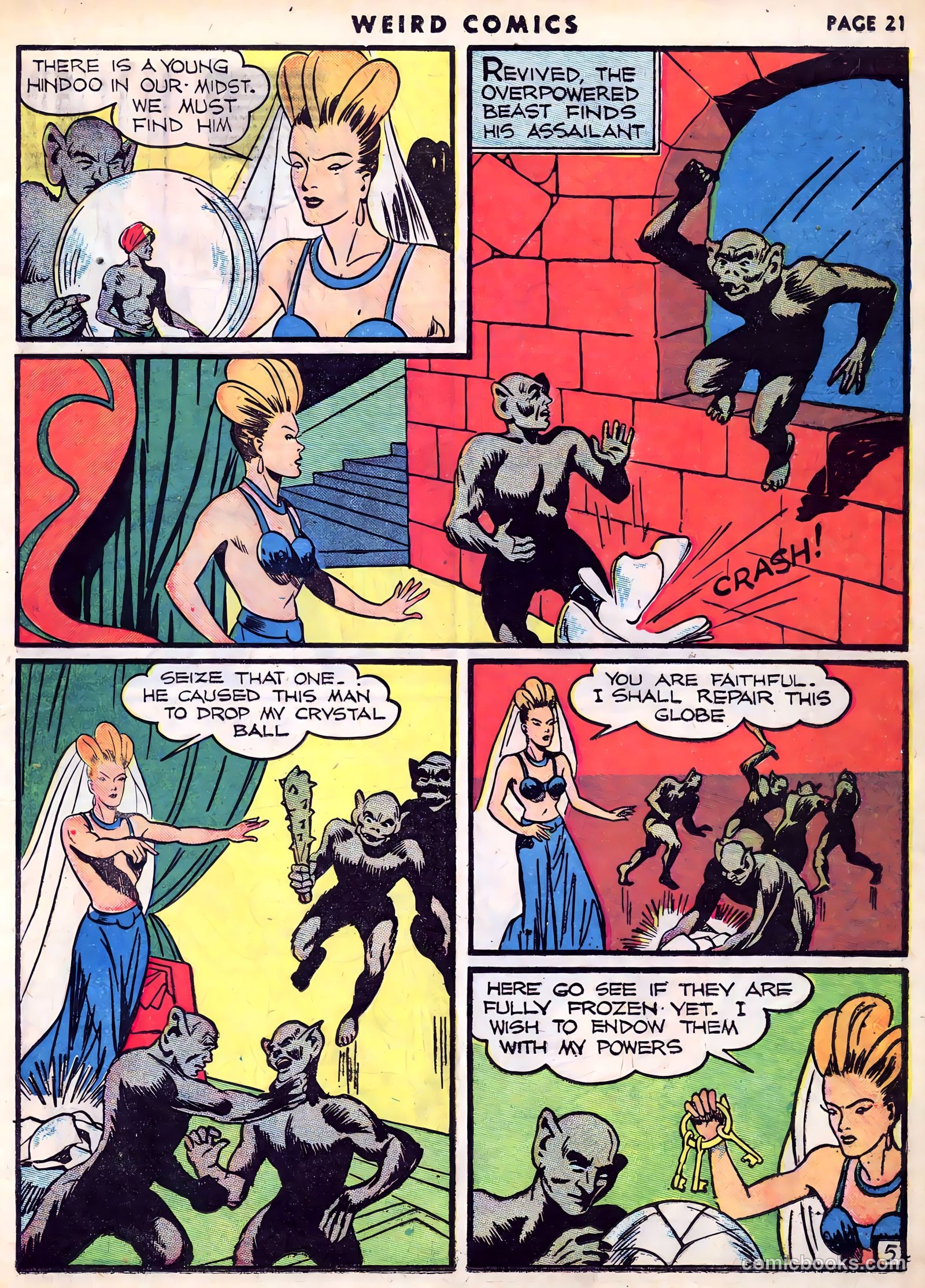 Weird Comics #5 (1940) — page 23 of 68