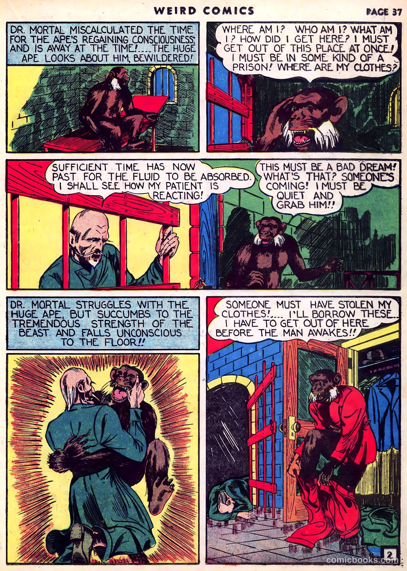 Weird Comics #5 (1940) — page 39 of 68