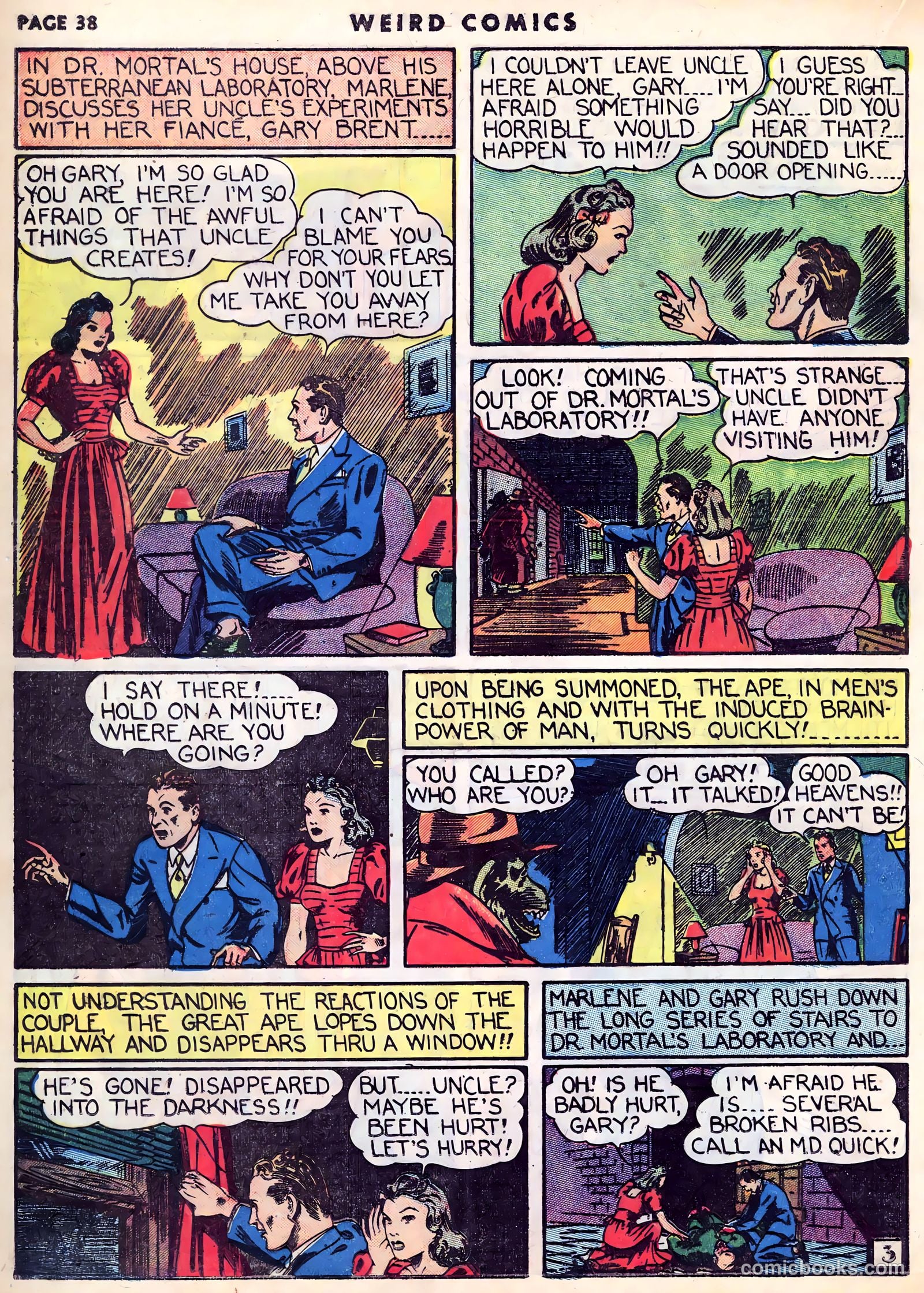 Weird Comics #5 (1940) — page 40 of 68