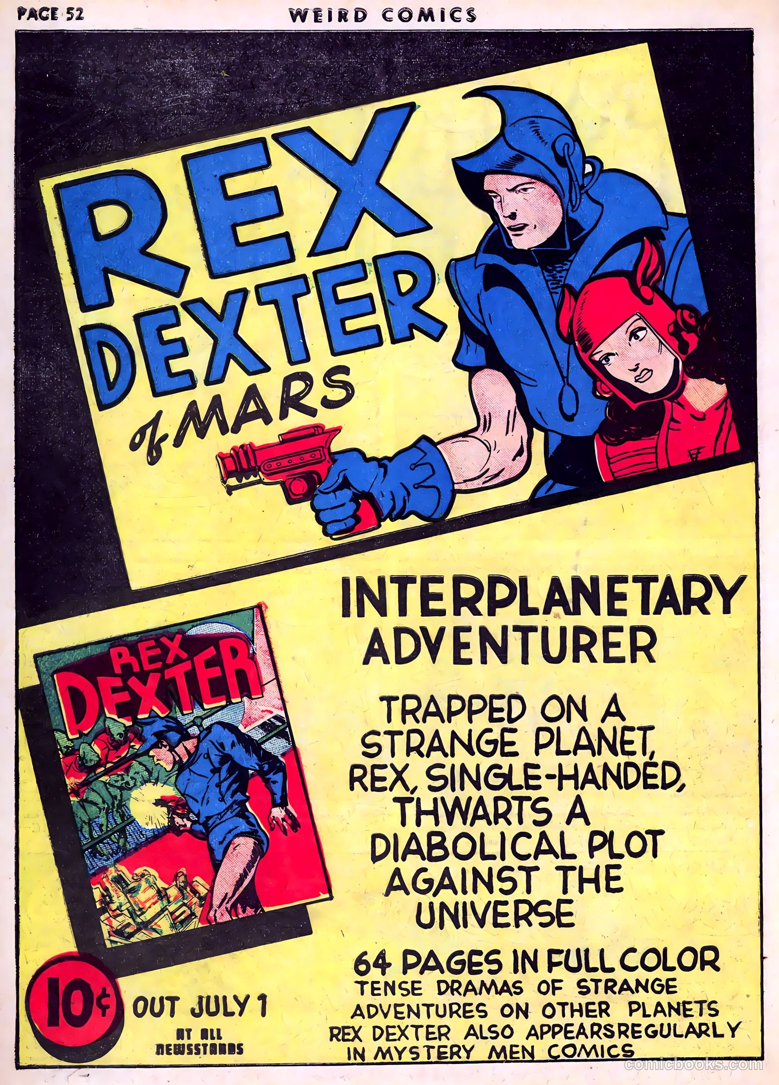 Weird Comics #5 (1940) — page 54 of 68