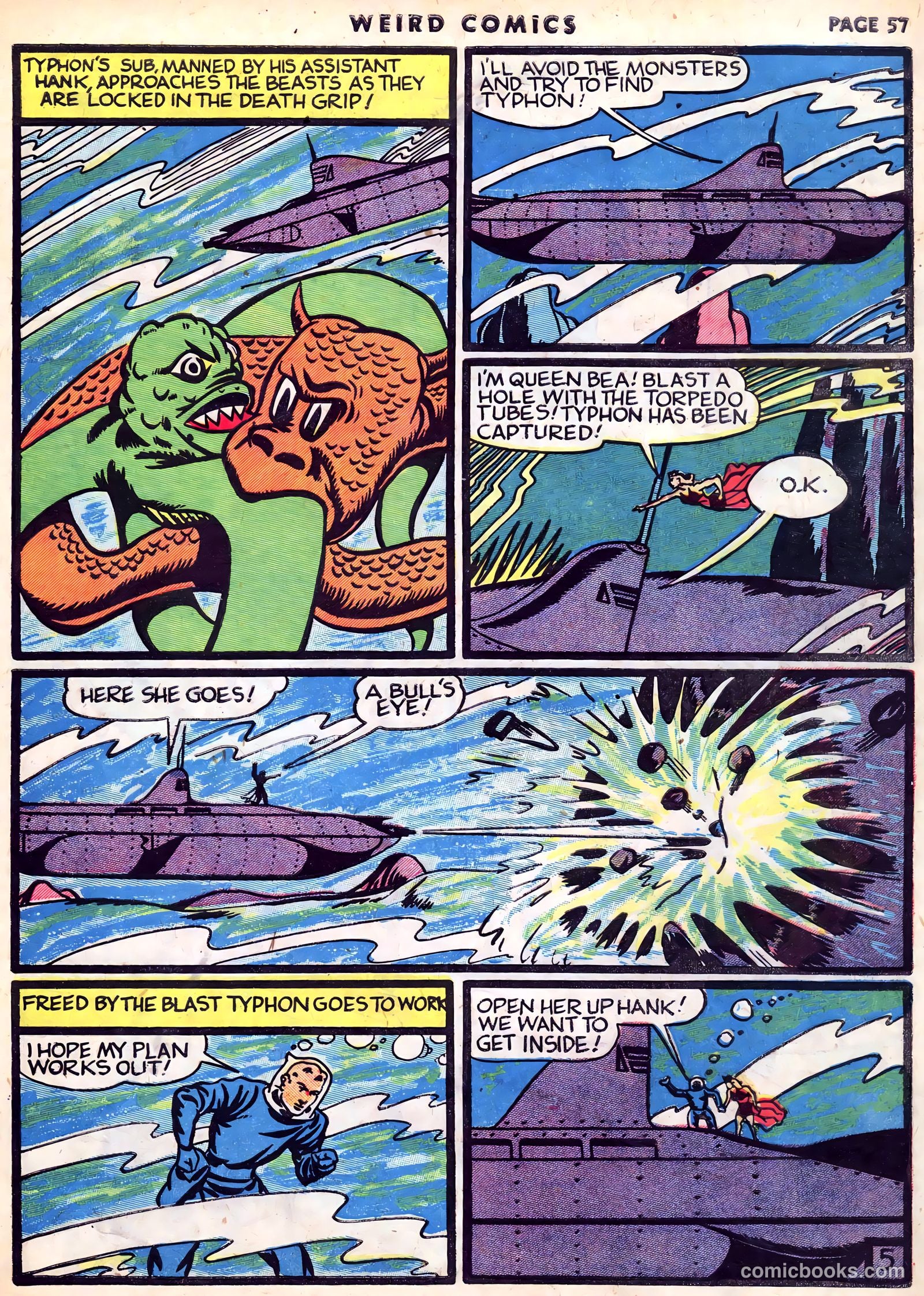 Weird Comics #5 (1940) — page 59 of 68