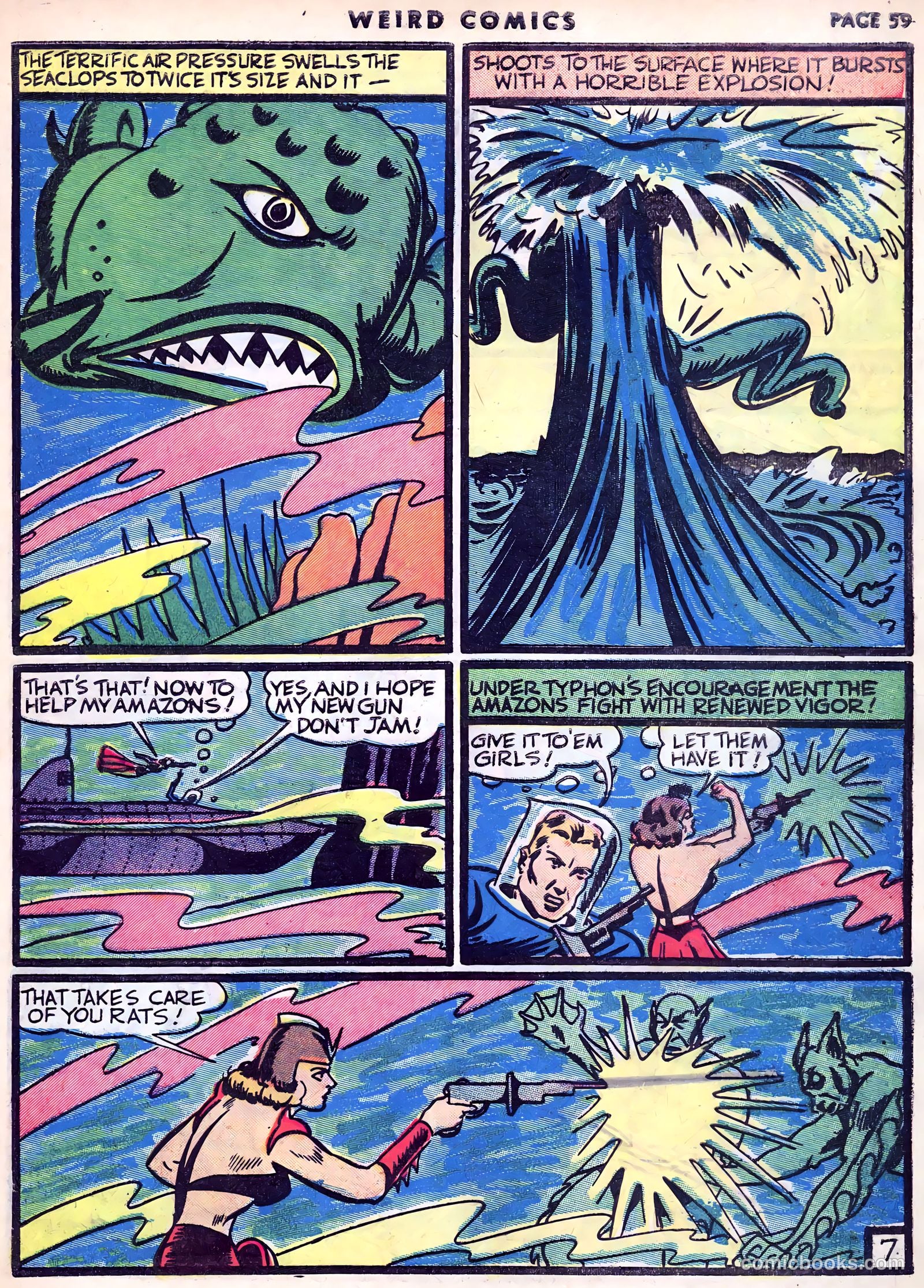 Weird Comics #5 (1940) — page 61 of 68