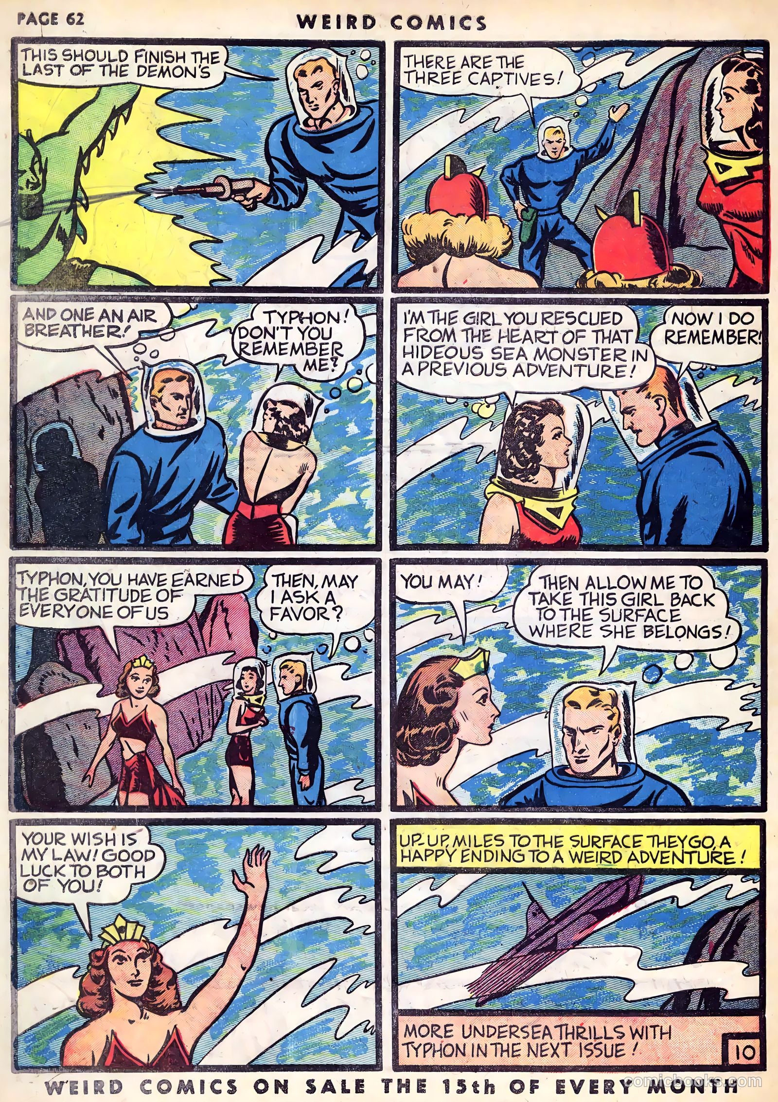 Weird Comics #5 (1940) — page 64 of 68