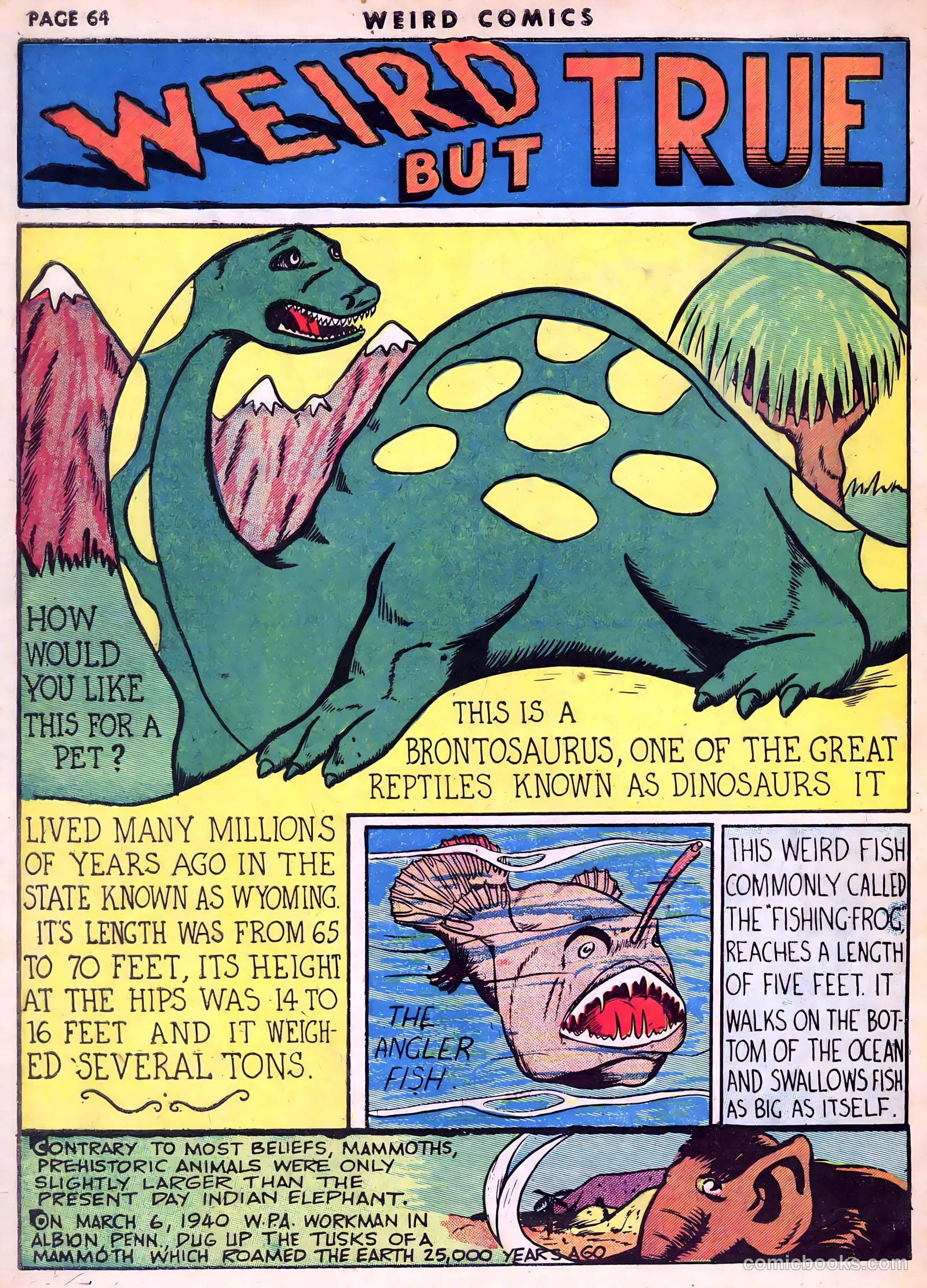 Weird Comics #5 (1940) — page 66 of 68