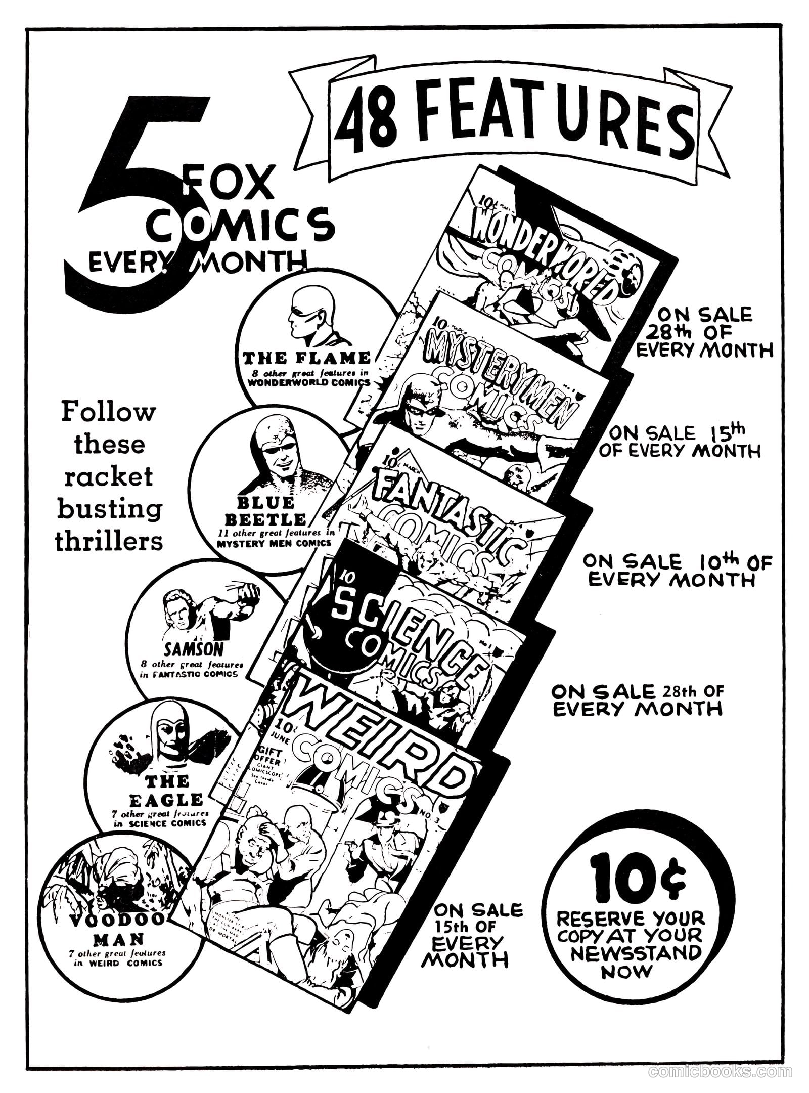 Weird Comics #5 (1940) — page 67 of 68