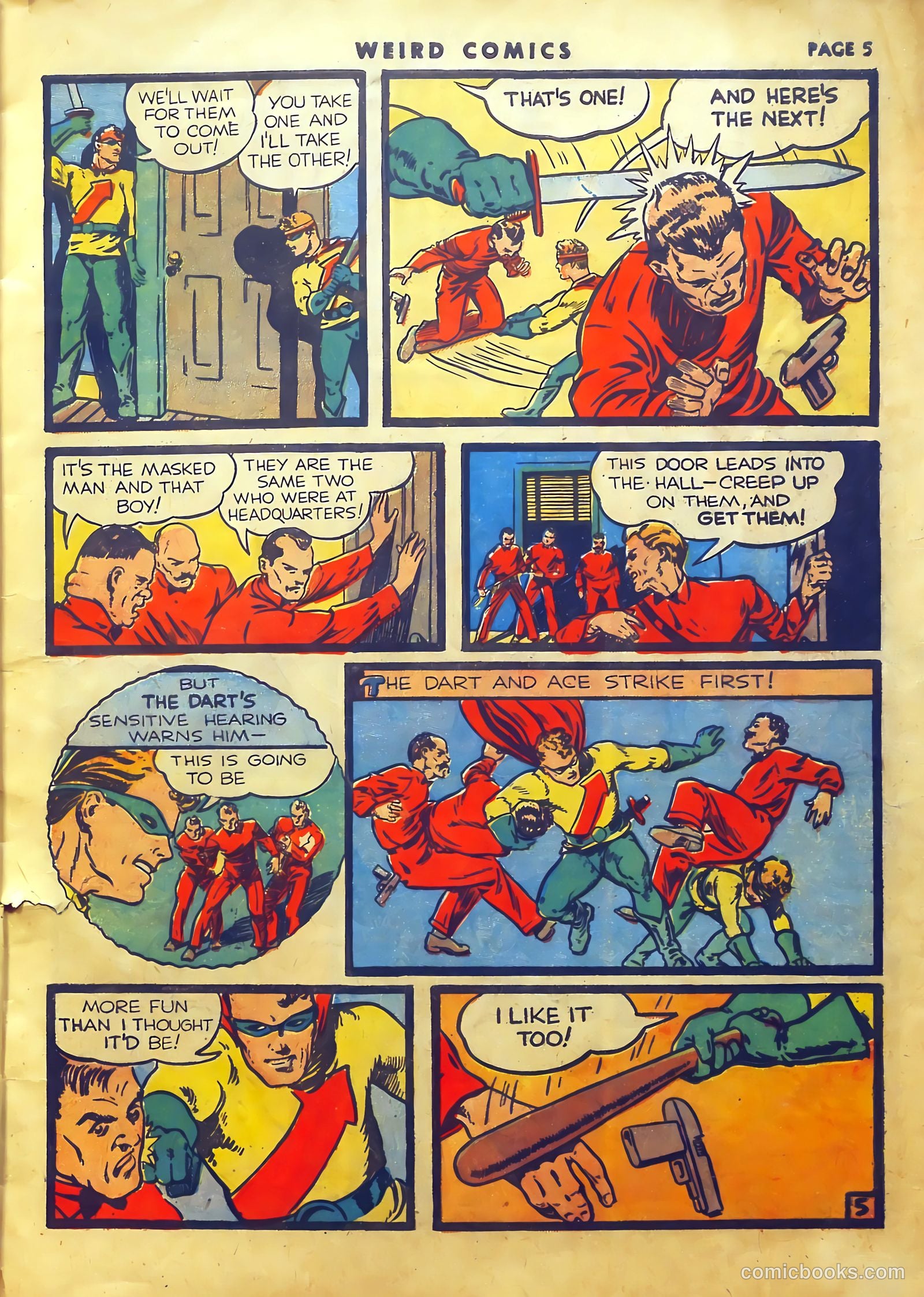 Weird Comics #6 (1940) — page 8 of 69