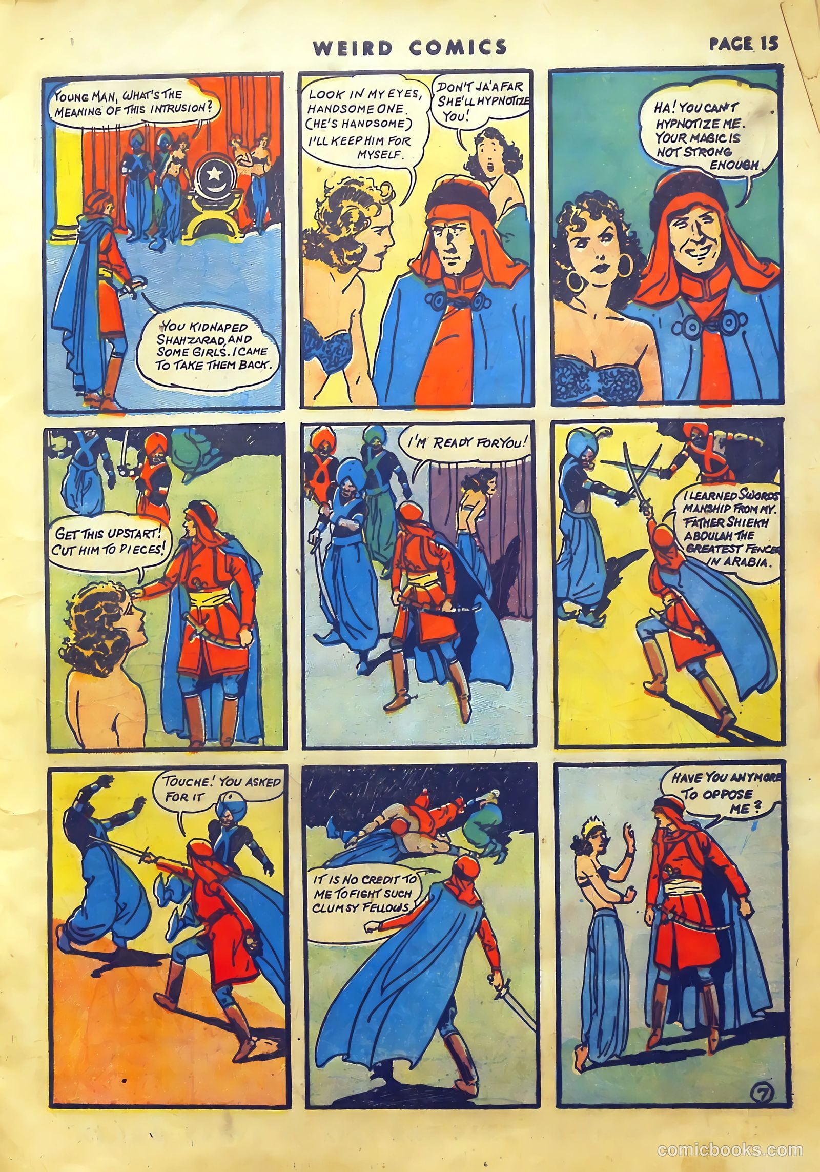Weird Comics #6 (1940) — page 18 of 69