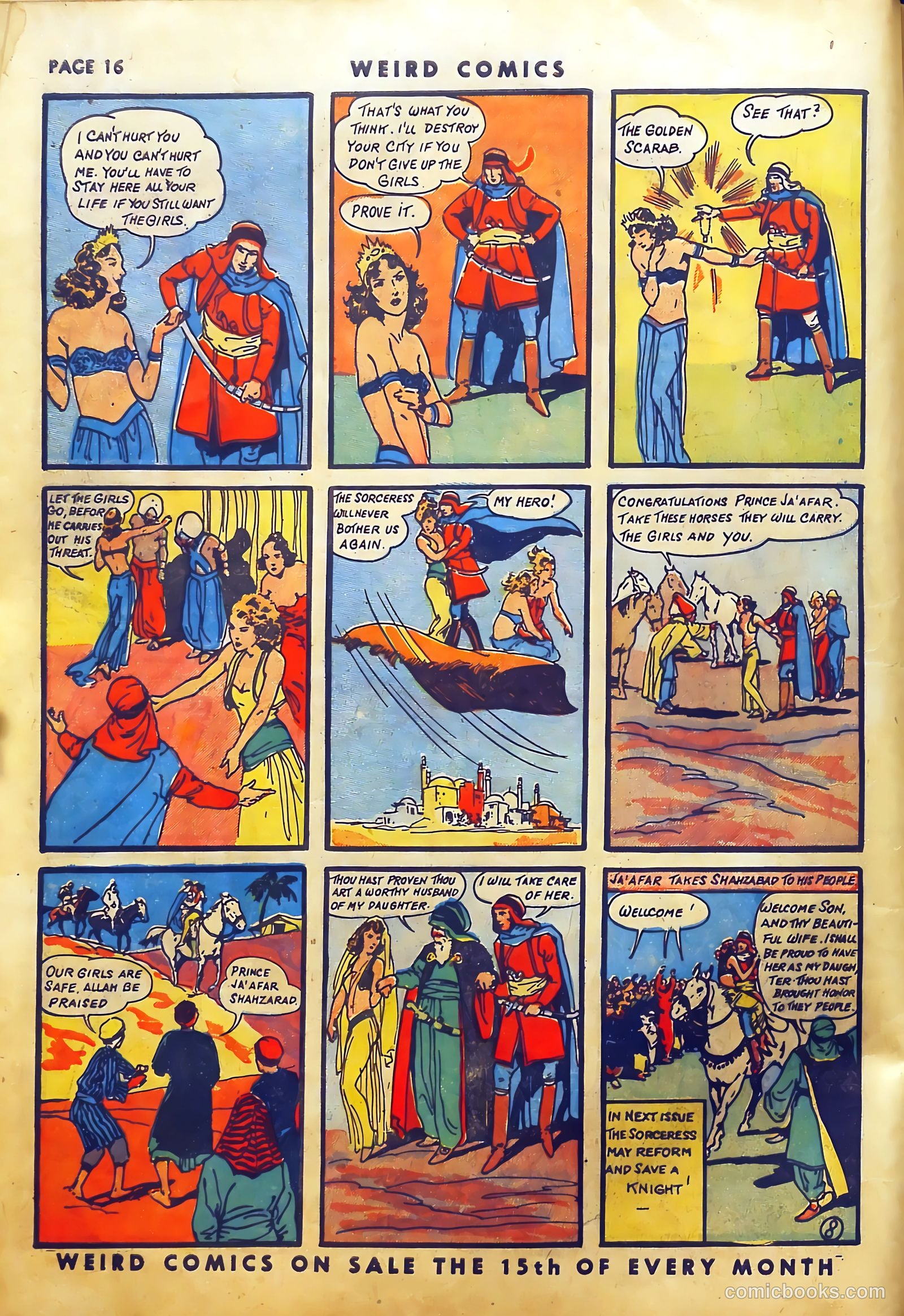 Weird Comics #6 (1940) — page 19 of 69
