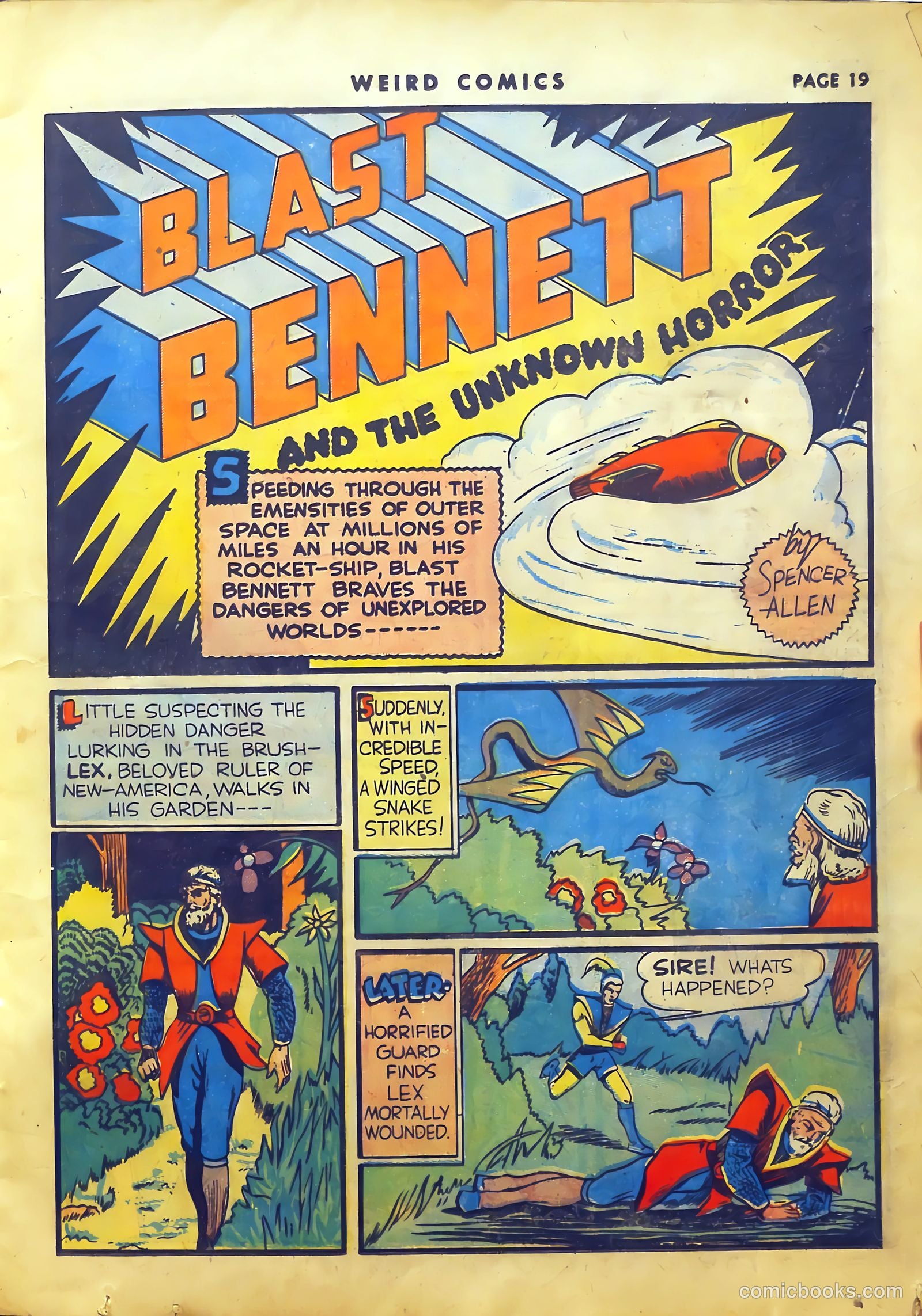 Weird Comics #6 (1940) — page 22 of 69