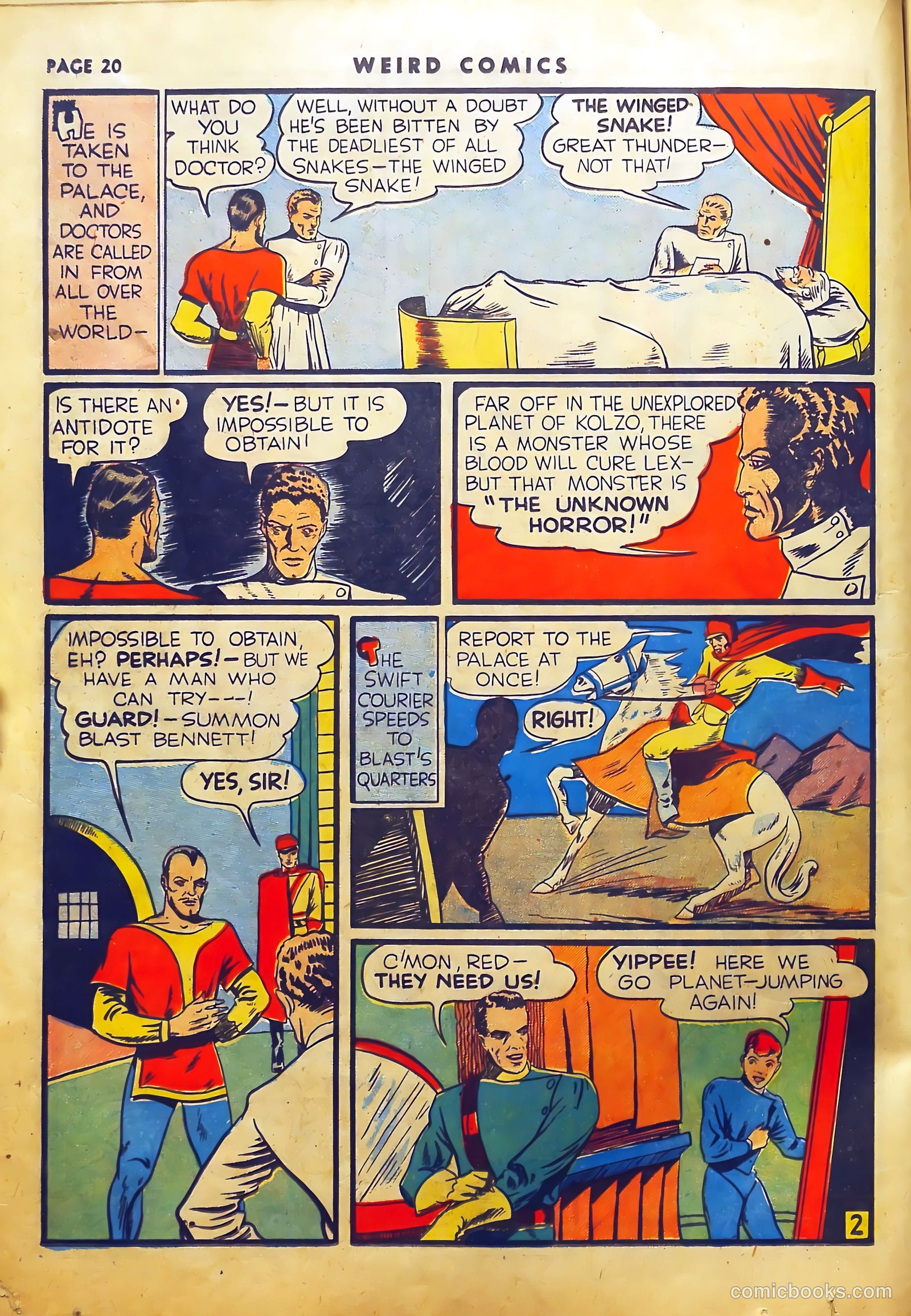 Weird Comics #6 (1940) — page 23 of 69