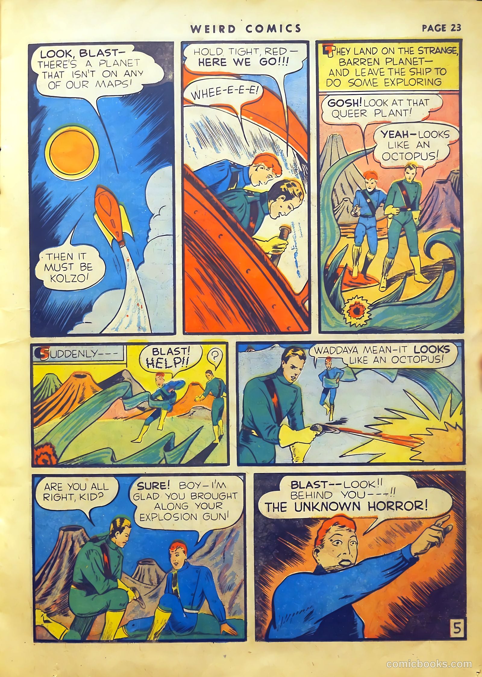 Weird Comics #6 (1940) — page 26 of 69