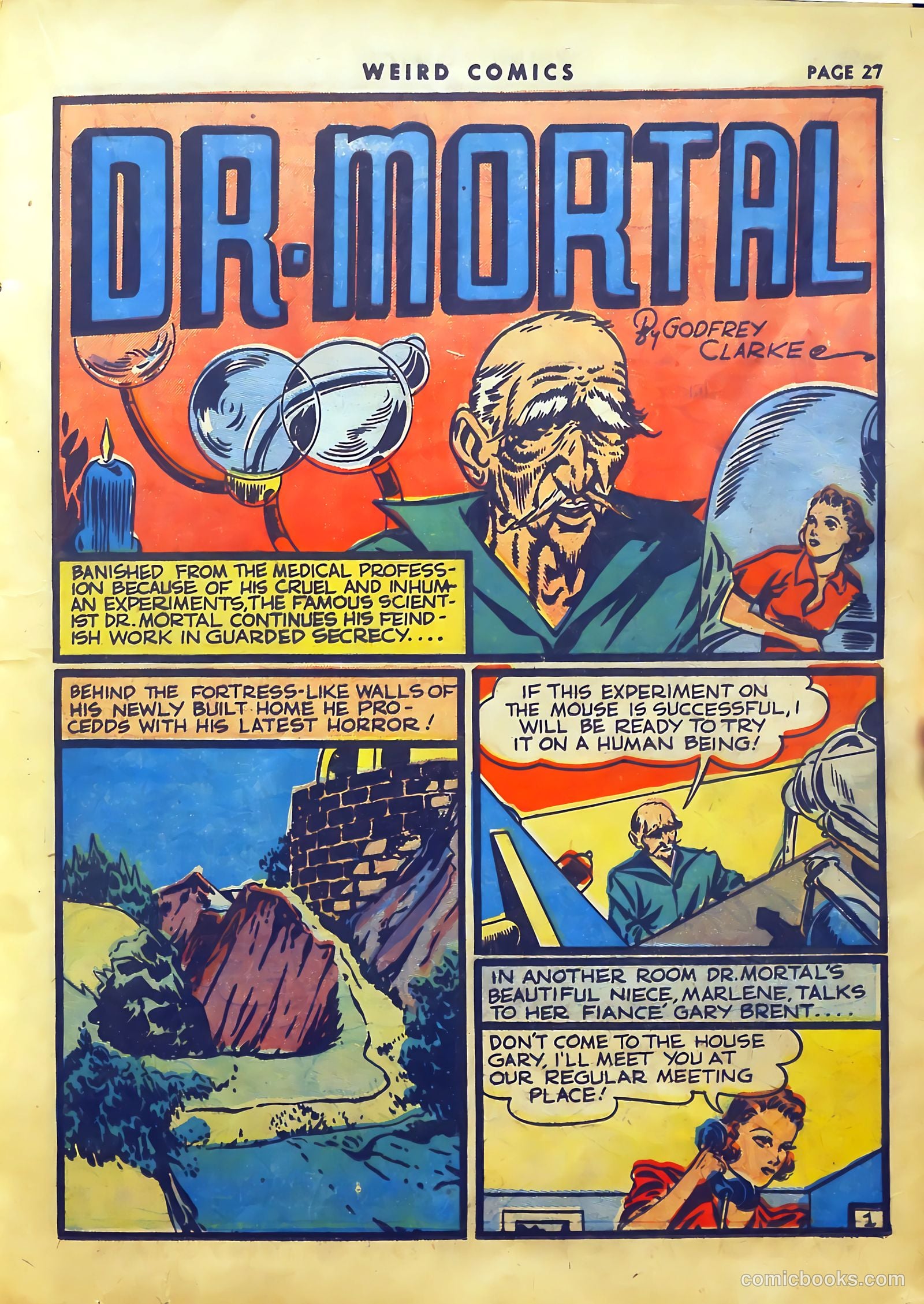Weird Comics #6 (1940) — page 30 of 69