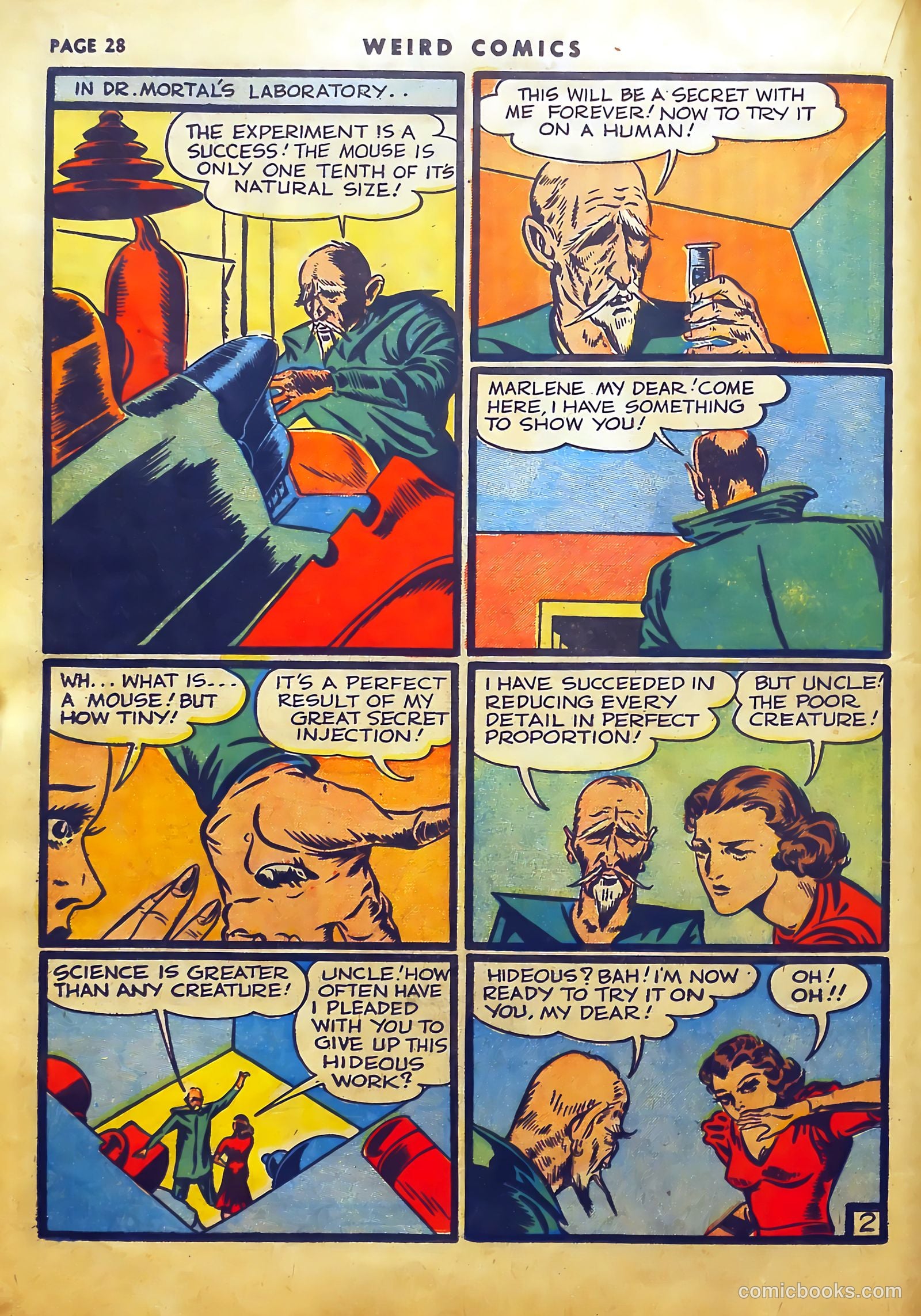 Weird Comics #6 (1940) — page 31 of 69