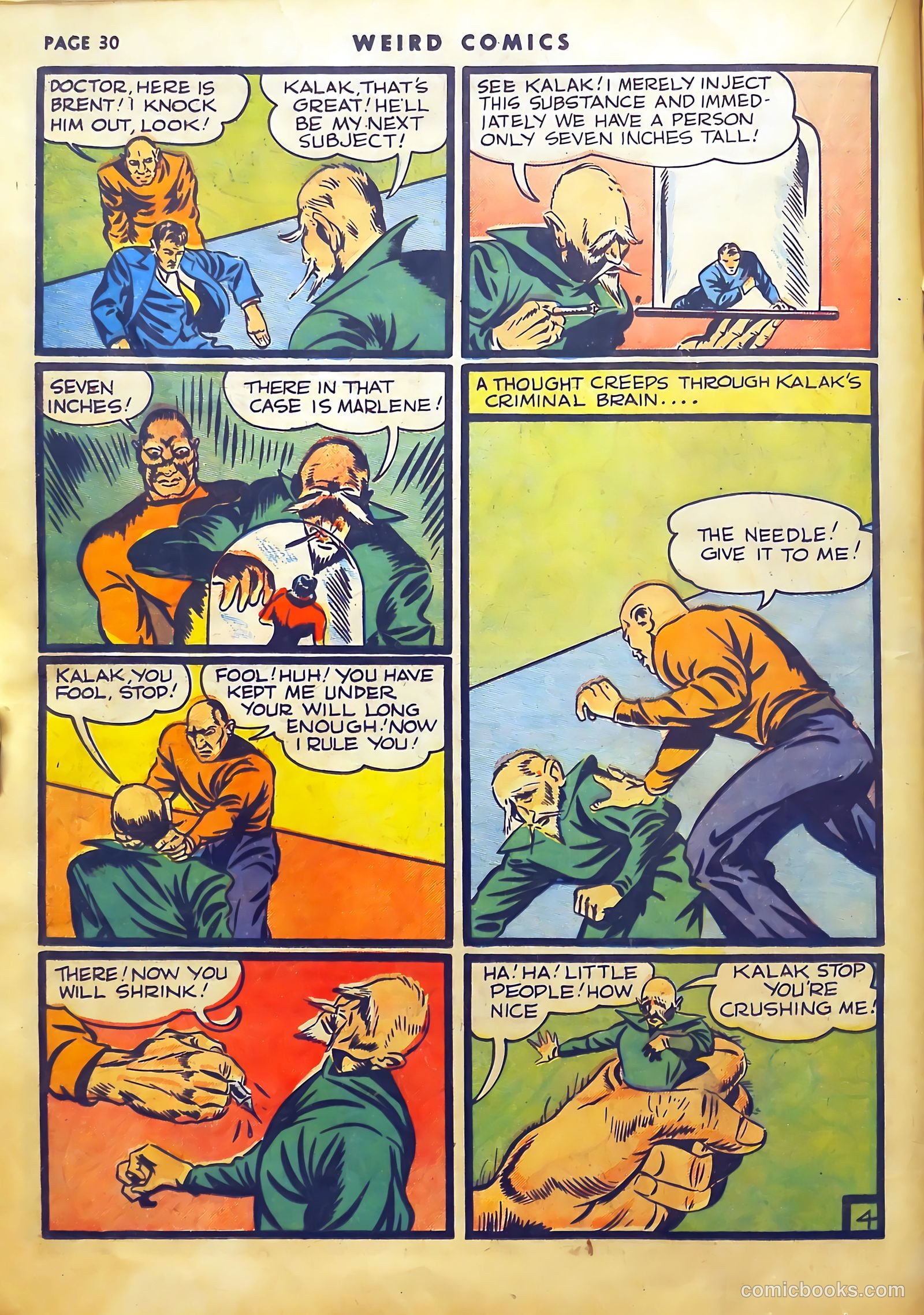 Weird Comics #6 (1940) — page 33 of 69