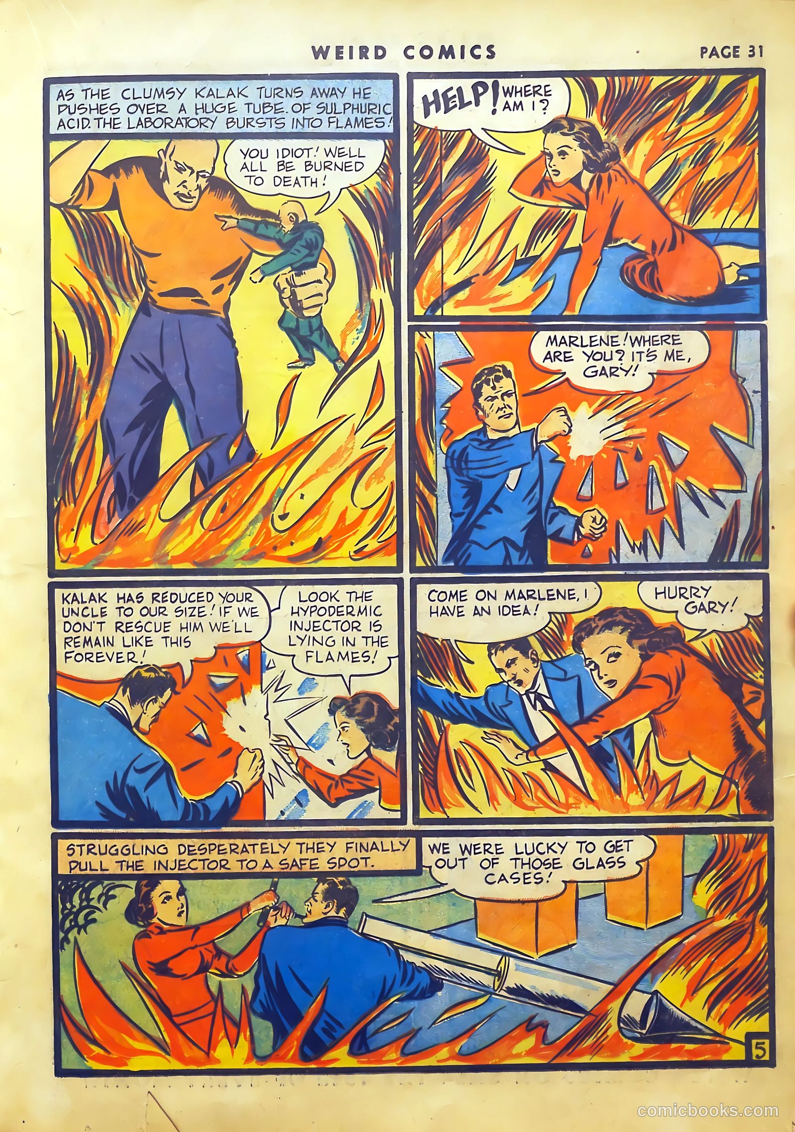 Weird Comics #6 (1940) — page 34 of 69