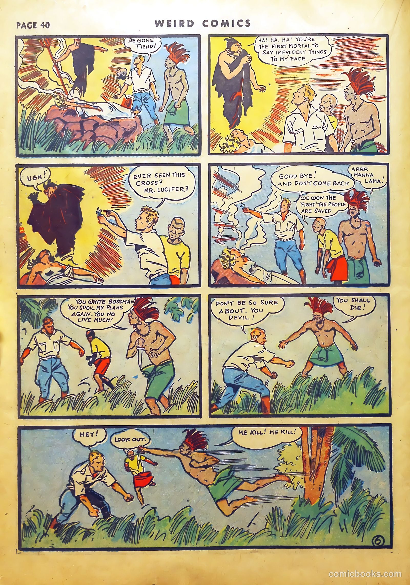 Weird Comics #6 (1940) — page 43 of 69