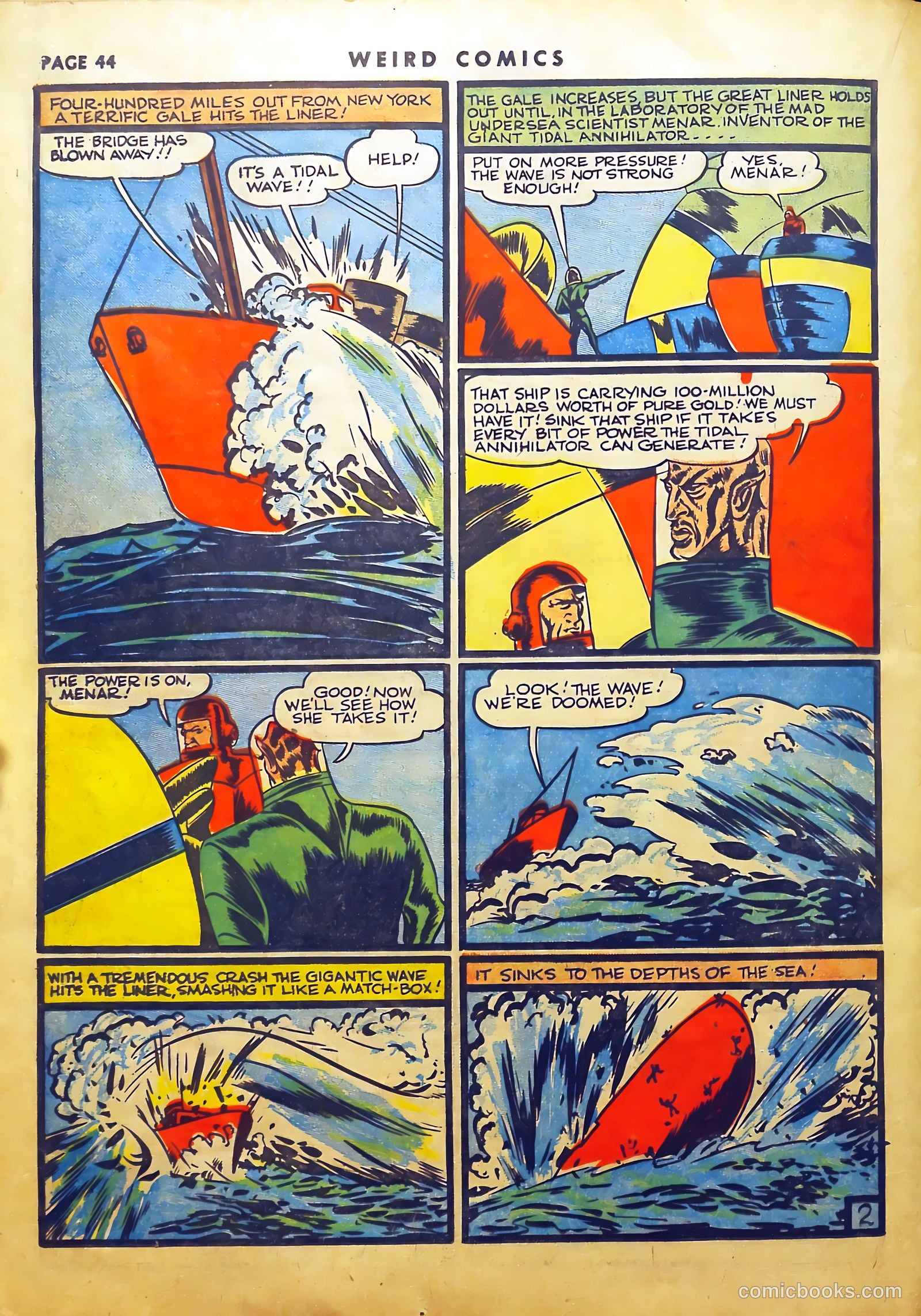Weird Comics #6 (1940) — page 47 of 69