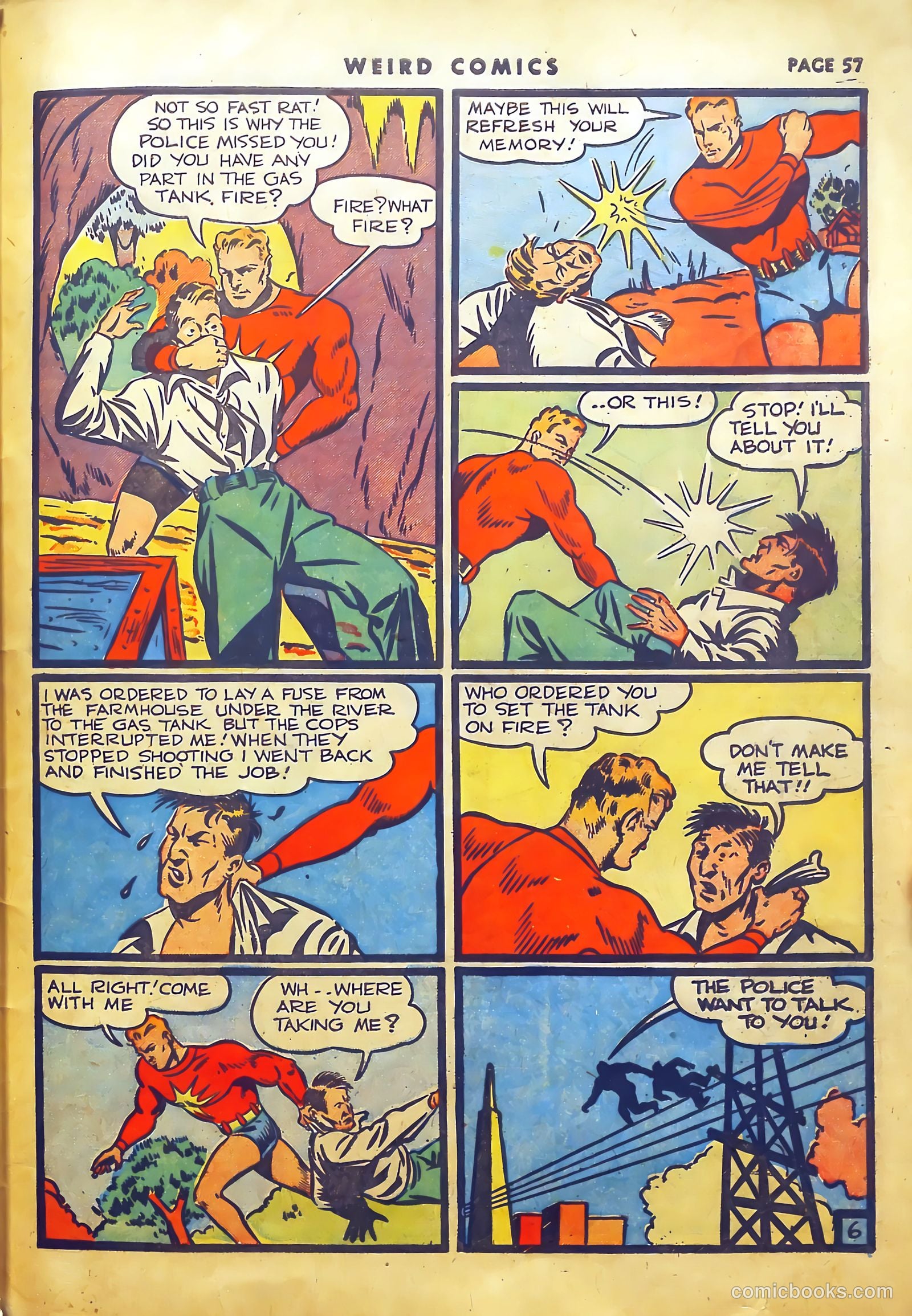 Weird Comics #6 (1940) — page 60 of 69