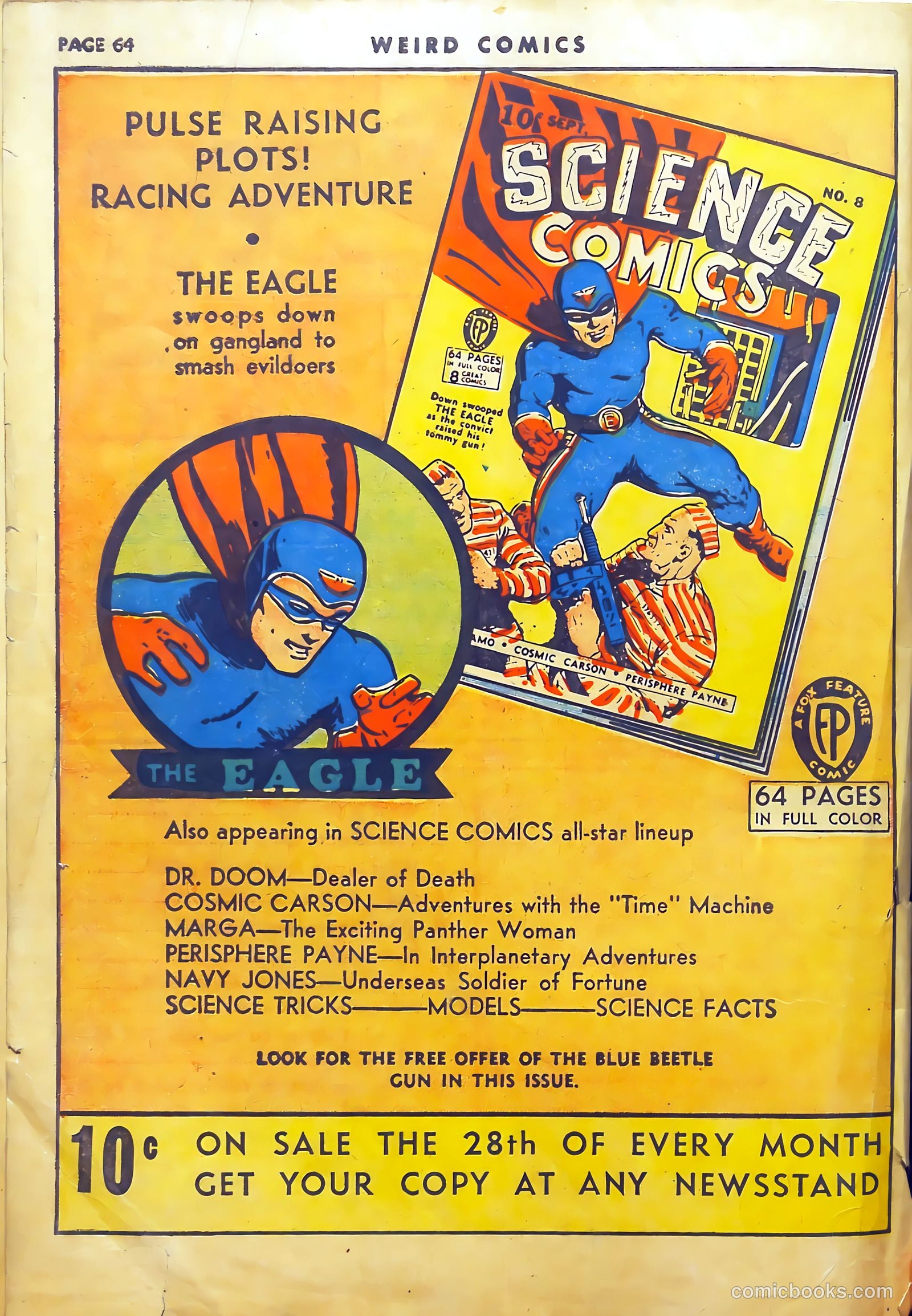 Weird Comics #6 (1940) — page 67 of 69