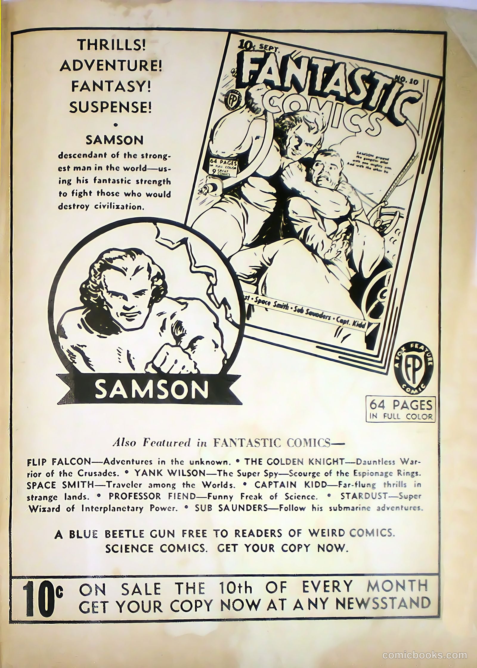 Weird Comics #6 (1940) — page 68 of 69